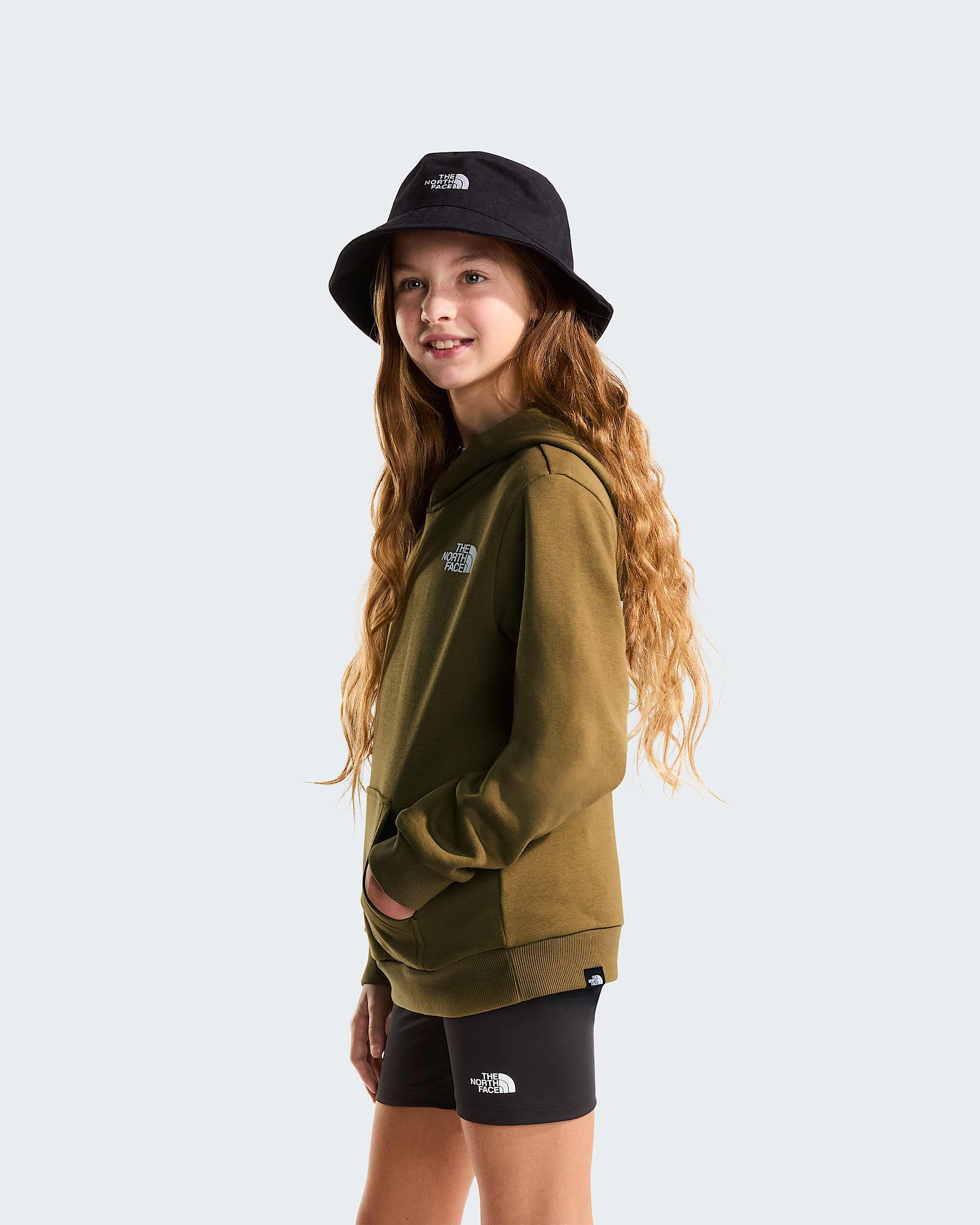 Teens Simple Dome Light Regular Hoodie TNF ALT8