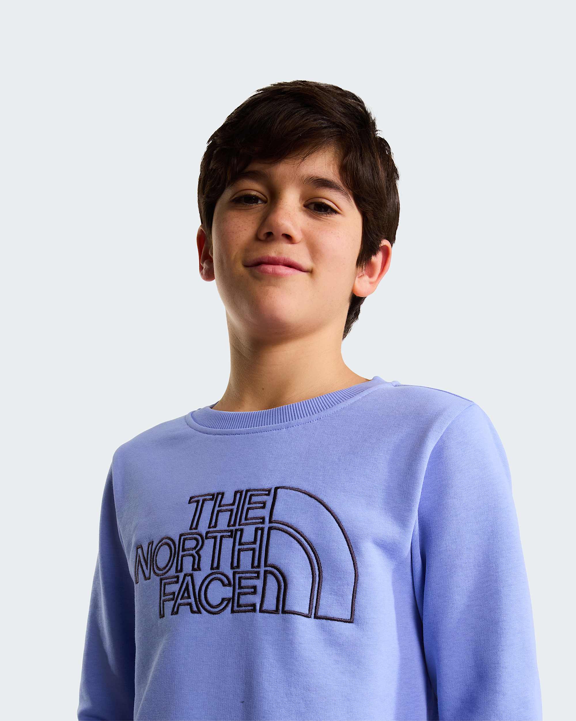 Drew Peaksweatshirt met ronde hals voor tieners TNF Periwinkle Glow ALT4