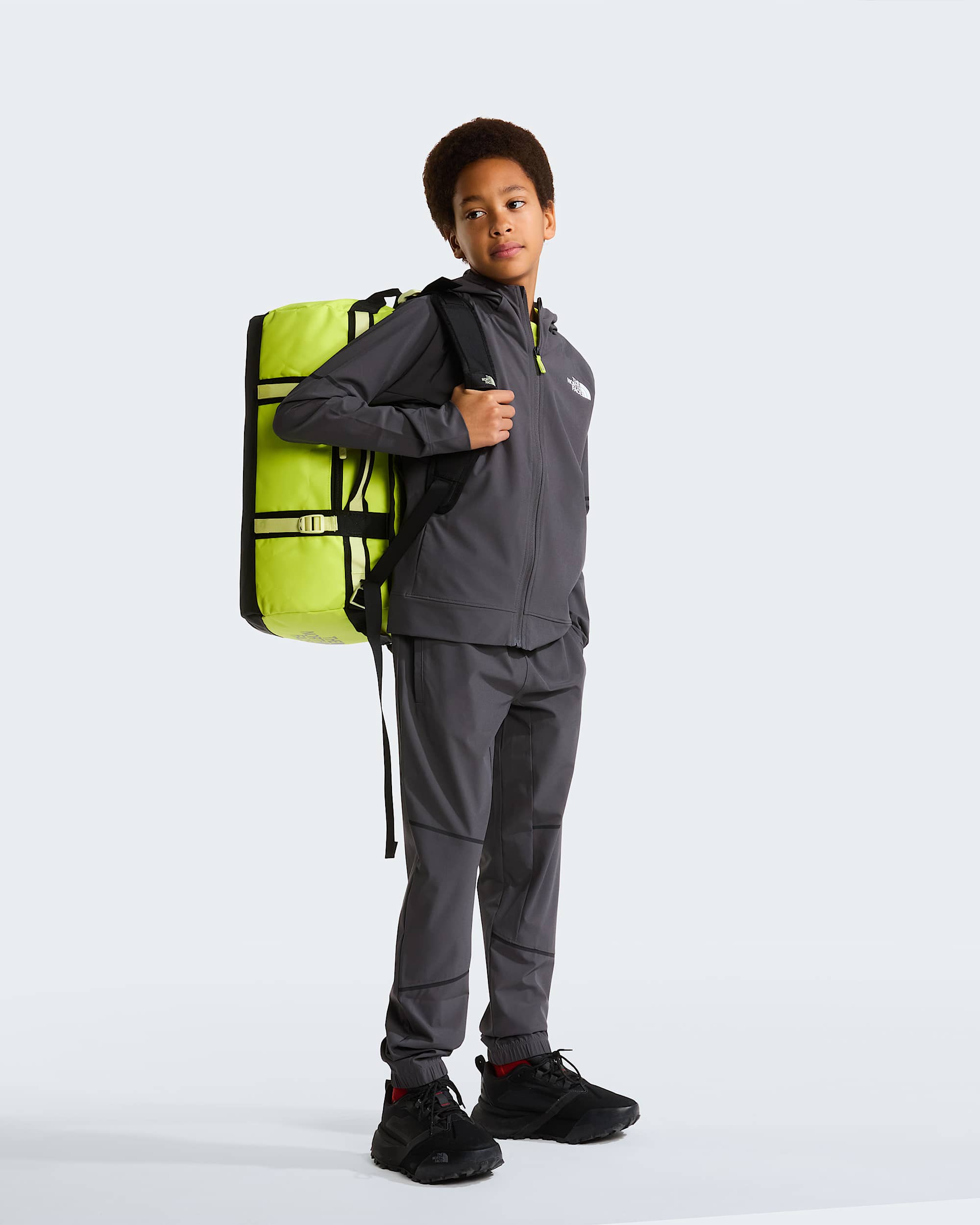 Geweven Mountain Athleticsjas voor tieners TNF Anthracite Grey ALT1