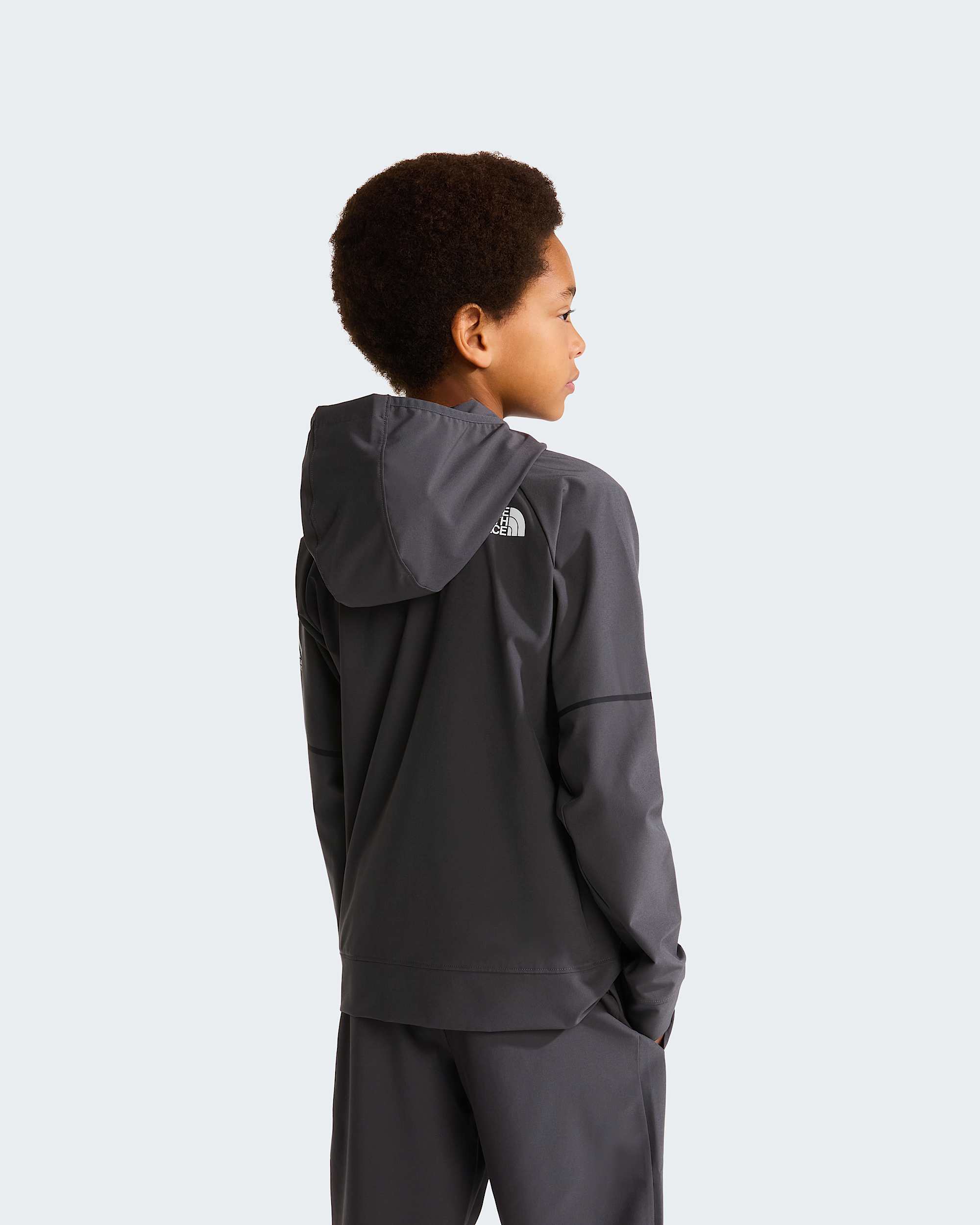 Geweven Mountain Athleticsjas voor tieners TNF Anthracite Grey ALT3