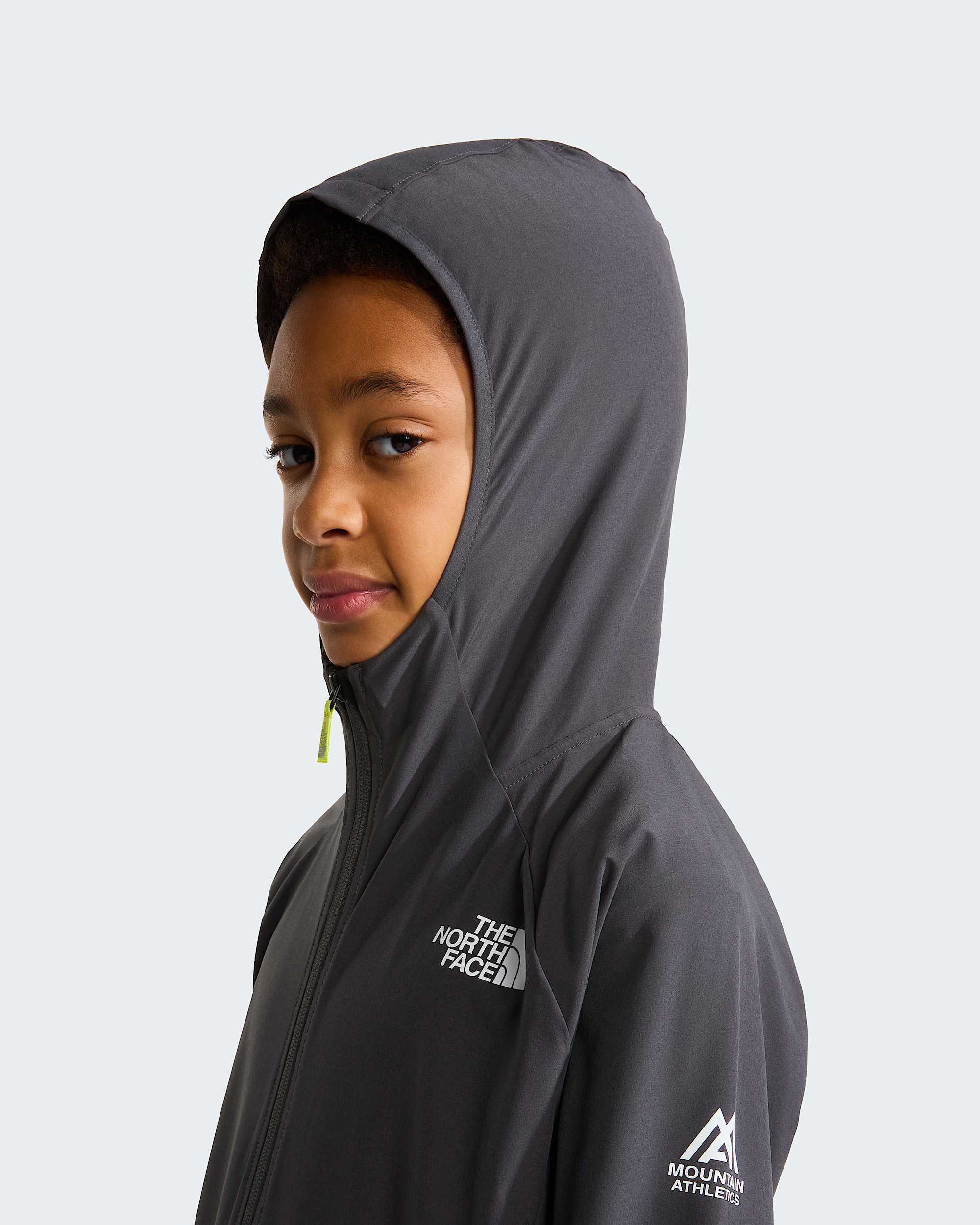 Geweven Mountain Athleticsjas voor tieners TNF Anthracite Grey ALT5