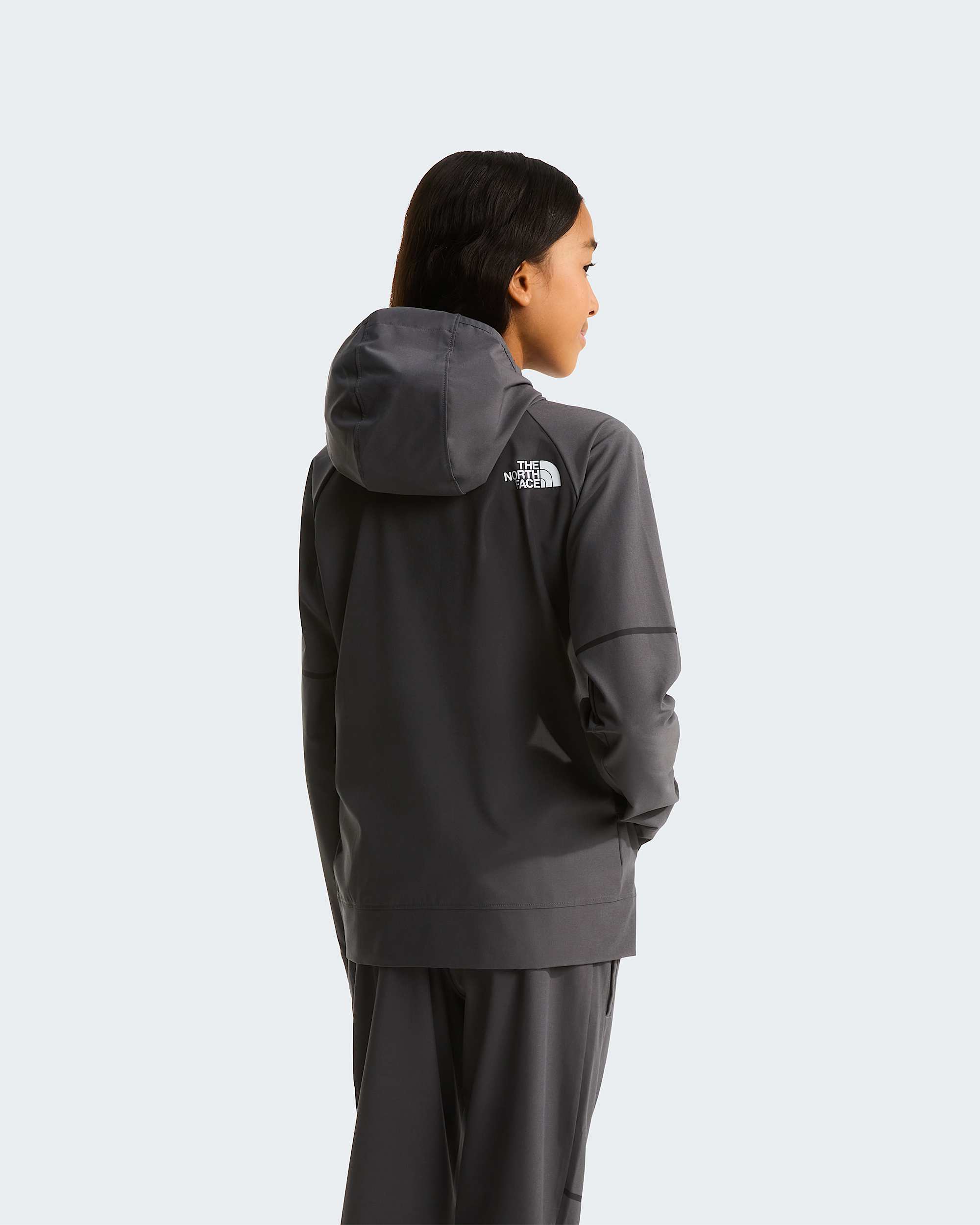 Geweven Mountain Athleticsjas voor tieners TNF Anthracite Grey ALT9