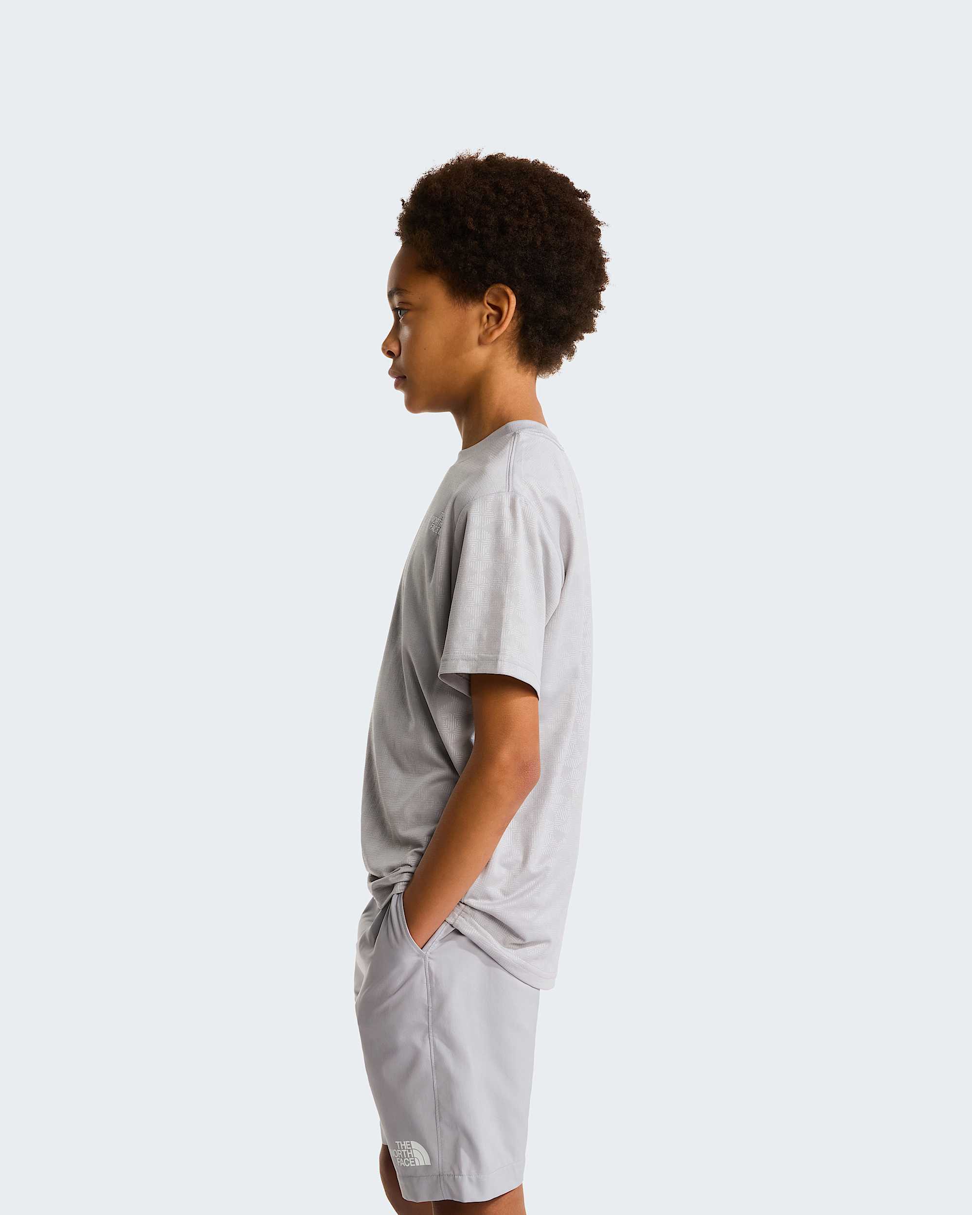 Teens 247 Pentadome Embossed TShirt TNF ALT2