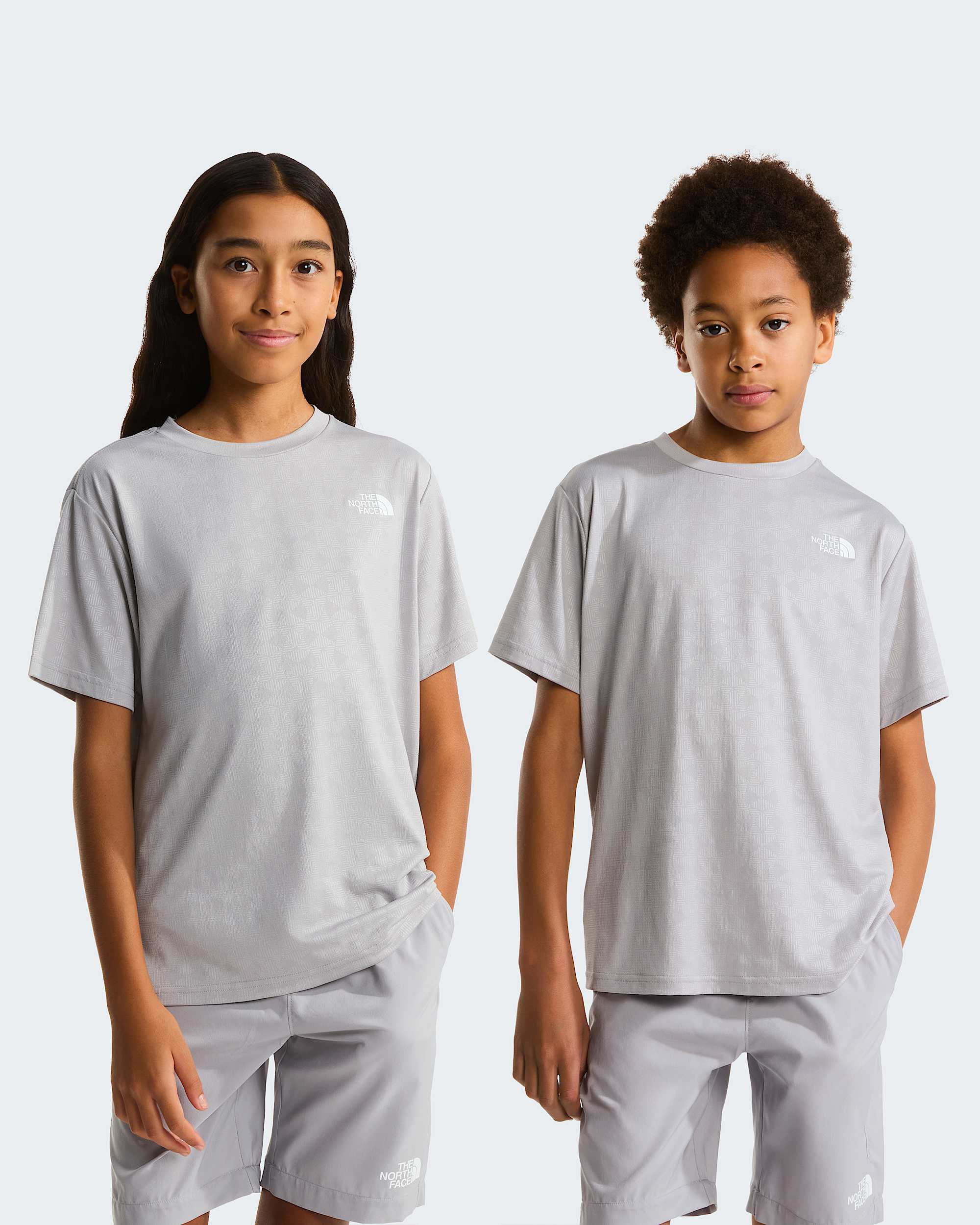 Teens 247 Pentadome Embossed TShirt TNF HERO