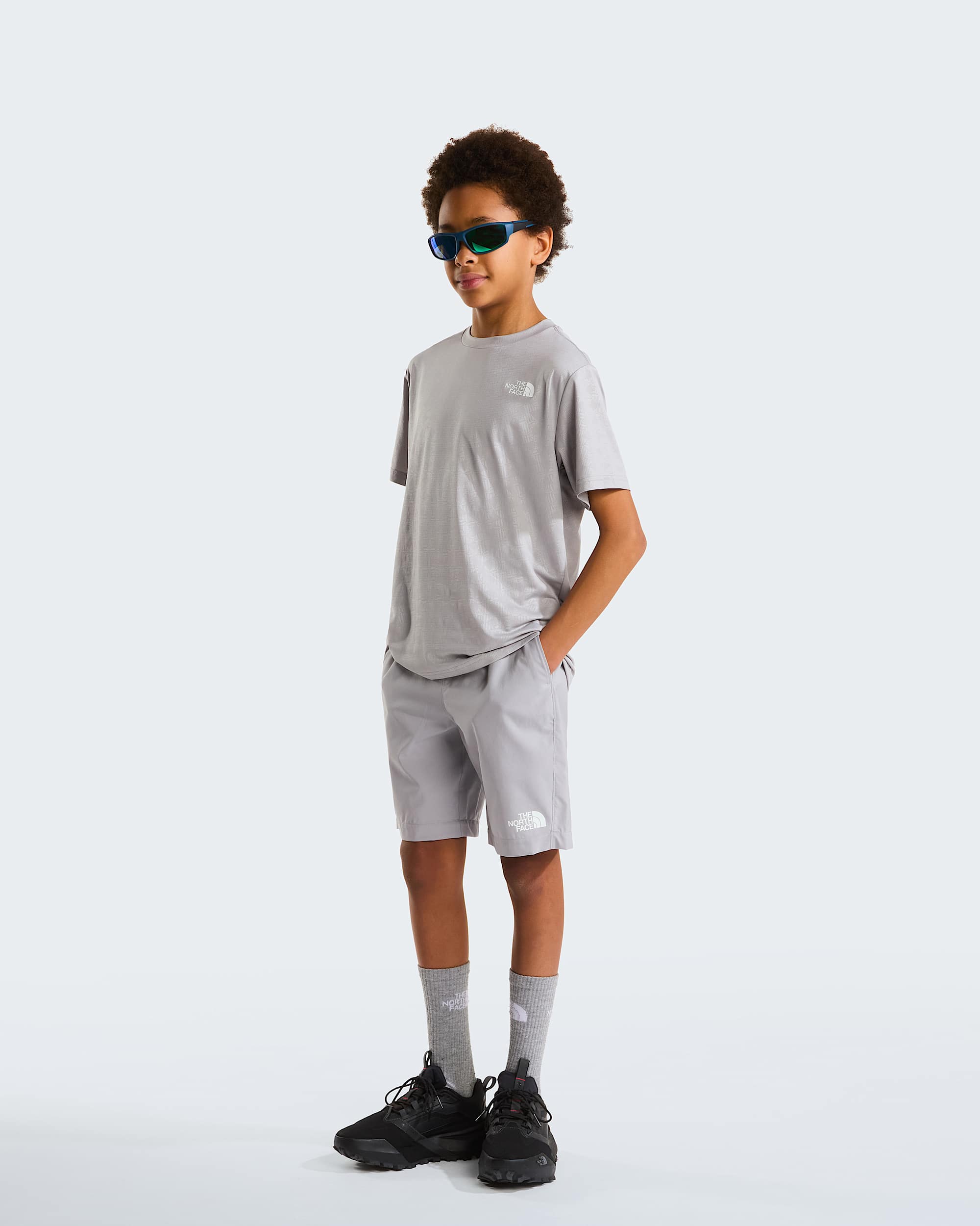 Teens 247 Pentadome Embossed Shorts TNF ALT1
