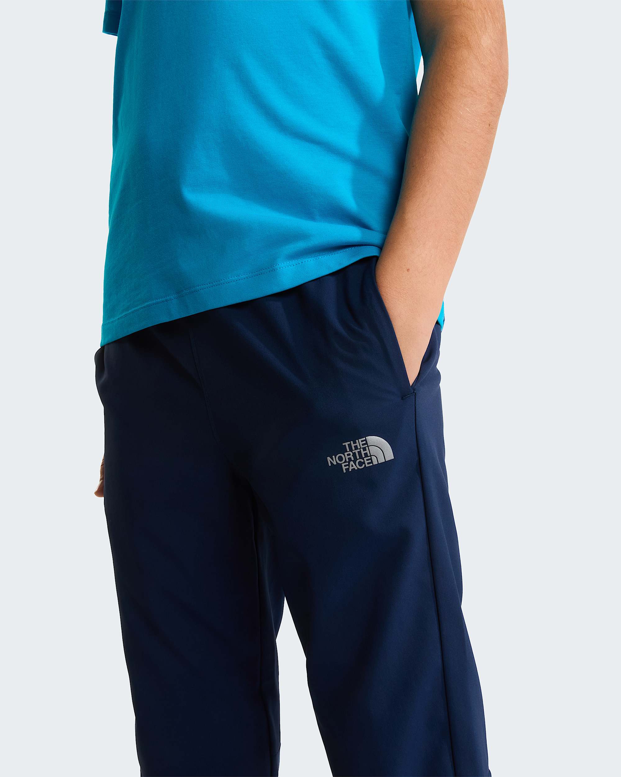 Pantalon On The Trail pour garon TNF Summit NavySilver Reflective ALT4