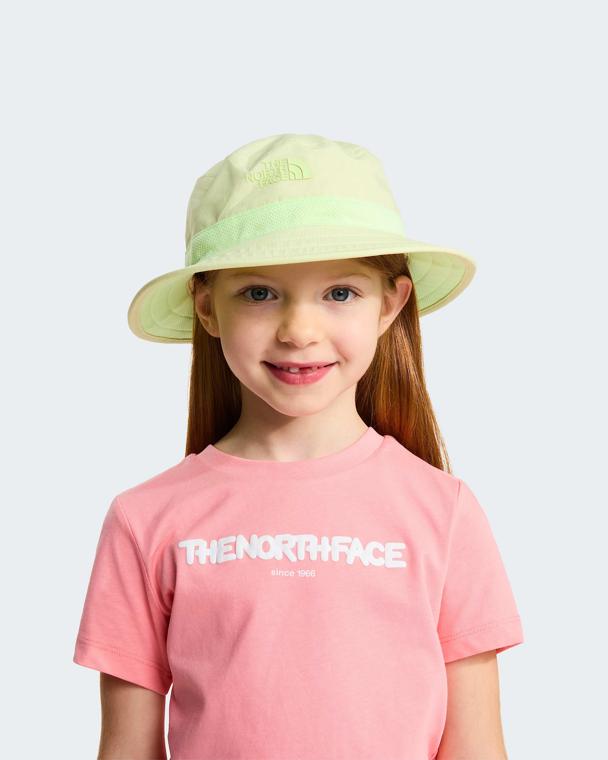 Class V wendbarer Schlapphut fr Kleinkinder TNF Lemon Mist Logo Weather Topo Phantom Print ALT1