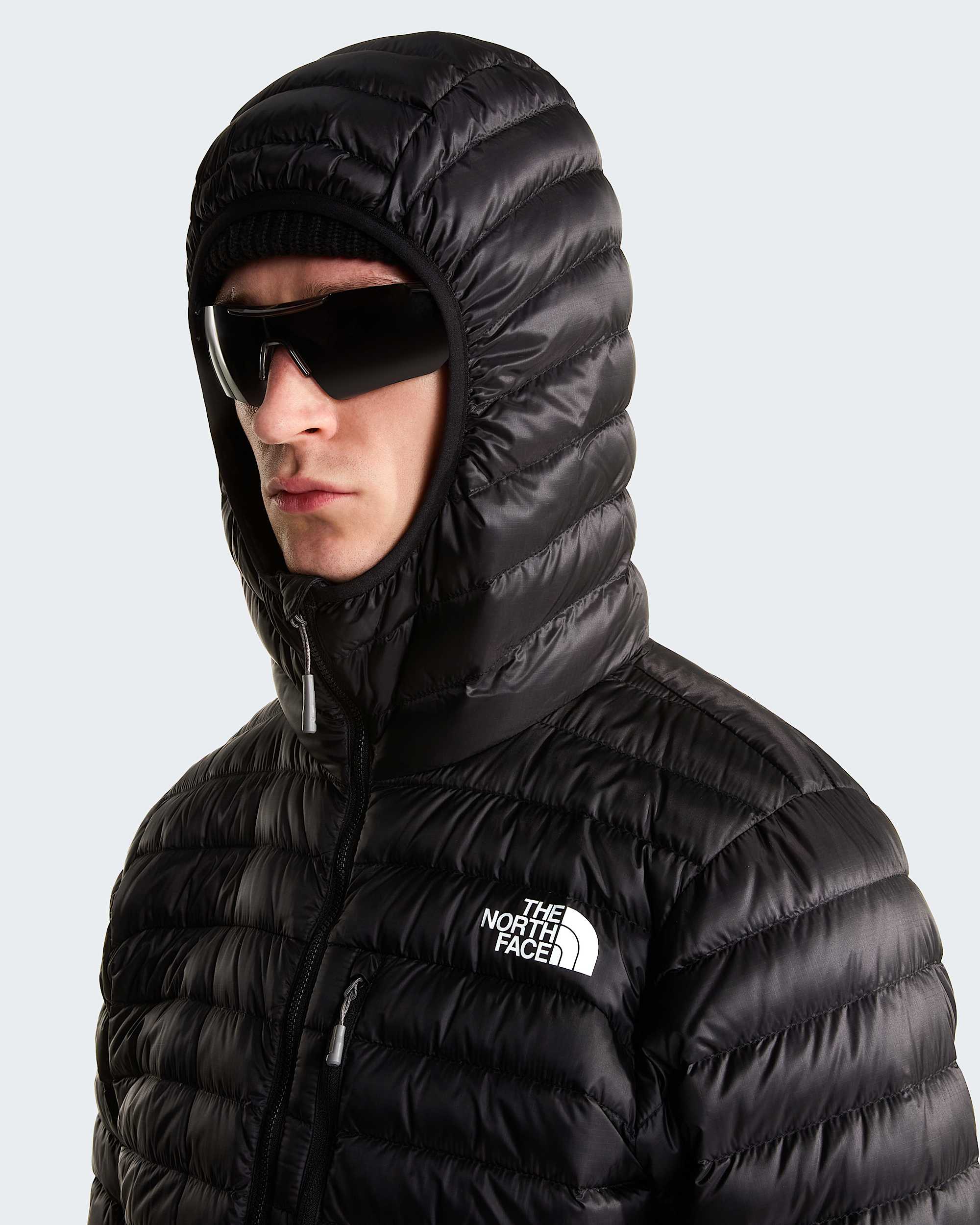 Mens Bettaforca Lightweight Down Hooded Jacket TNF alt5