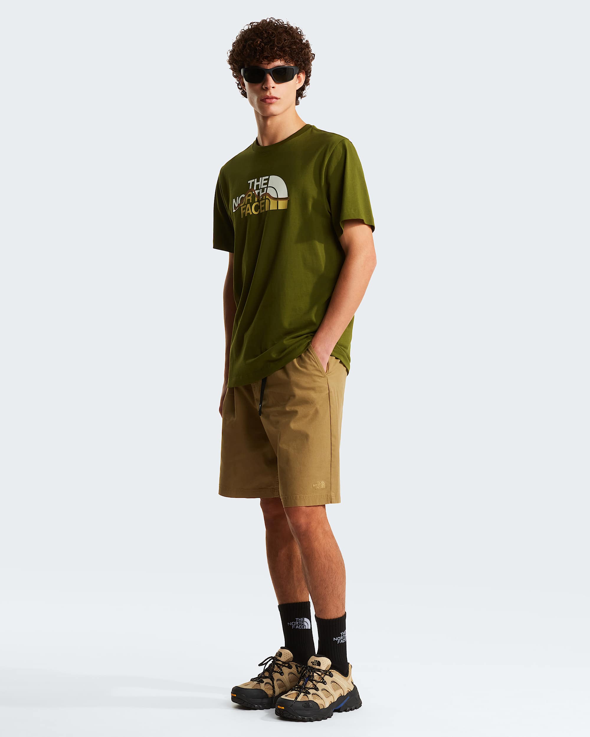Mountain Line normal geschnittenes TShirt mit Grafik fr Herren TNF ALT1