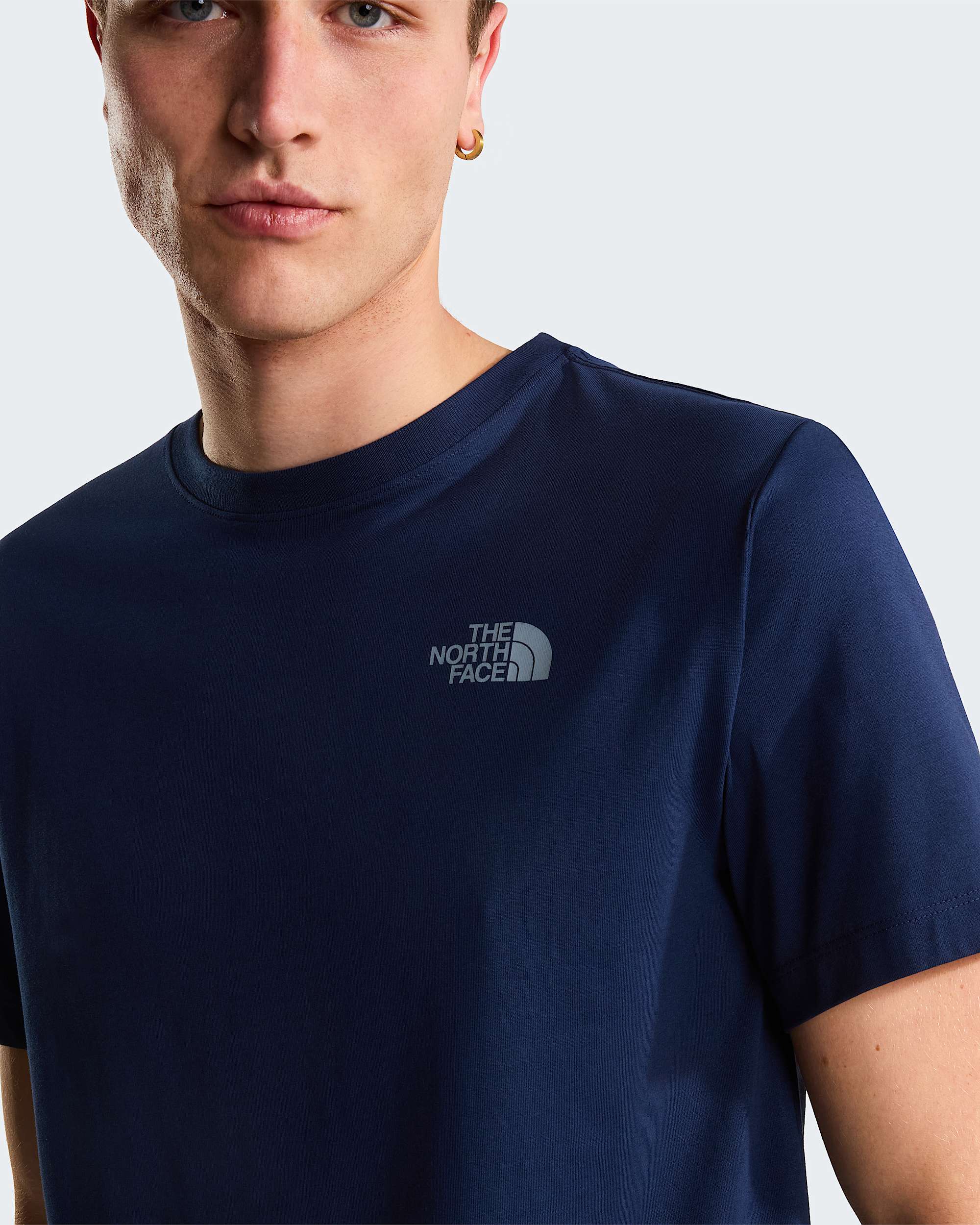 Mens Mountain Sketch Regular Graphic TShirt TNF ALT4