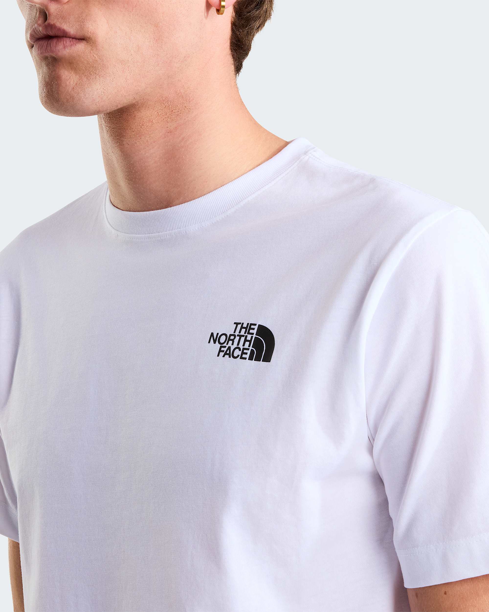 Mski Tshirt z grafik o regularnym kroju Mountain Sketch TNF alt4