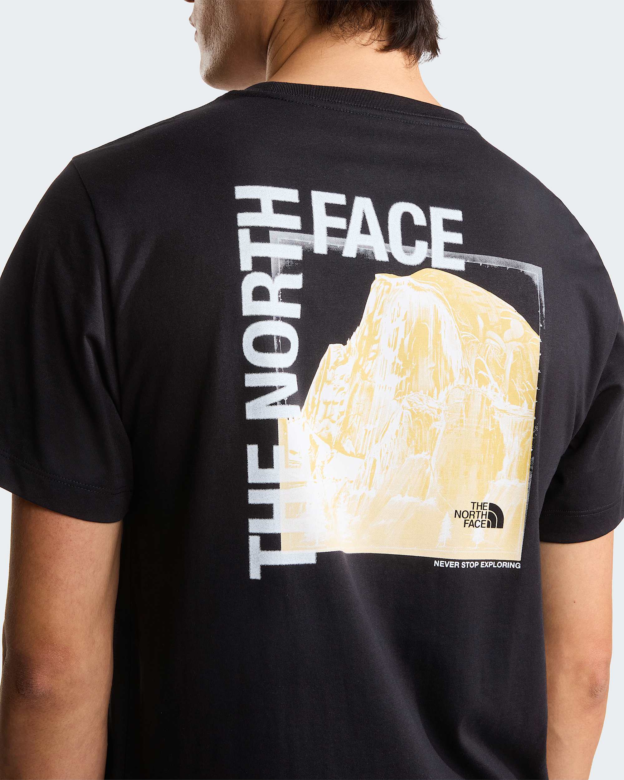 Camiseta grfica recta Half Dome Photo para hombre TNF alt4