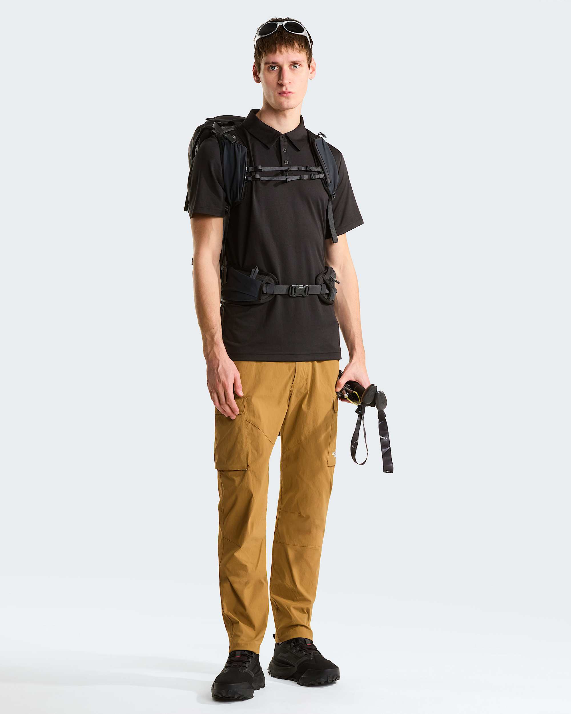 Polo Tanken da uomo TNF TNF Black ALT1