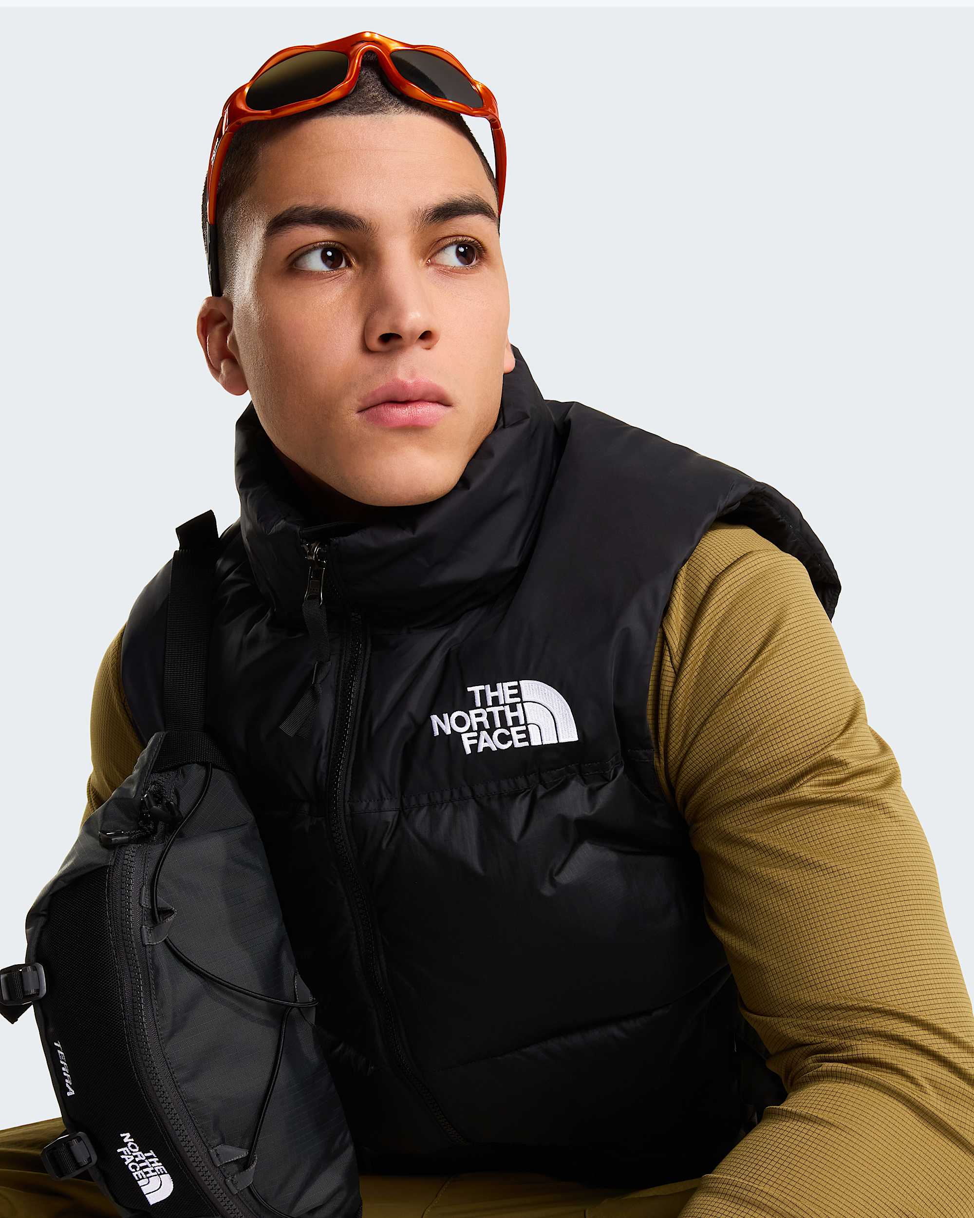 Chaleco Nuptse Retro 1996 para hombre TNF TNF BlackRecycled Down ALT10