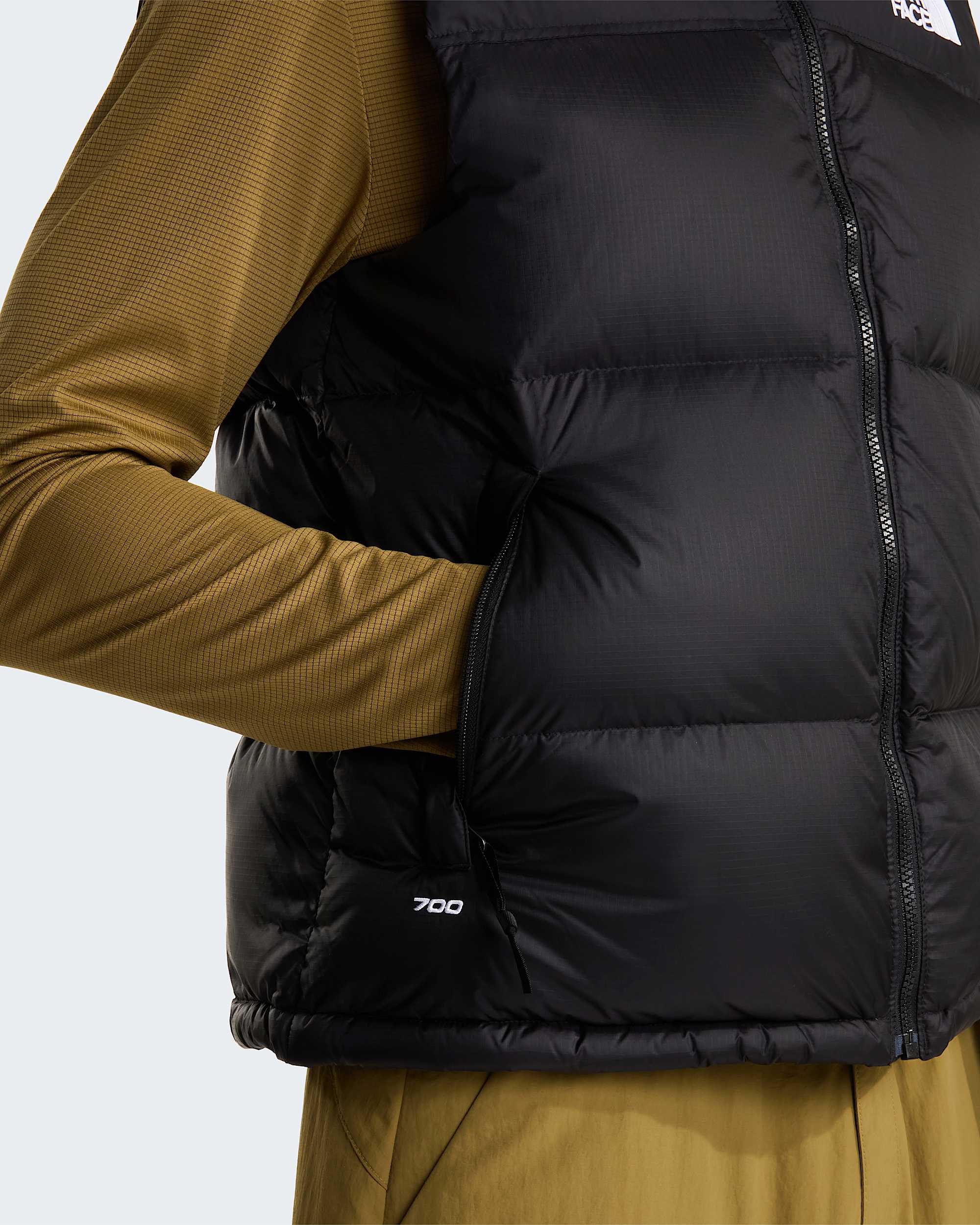 Chaleco Nuptse Retro 1996 para hombre TNF TNF BlackRecycled Down ALT6