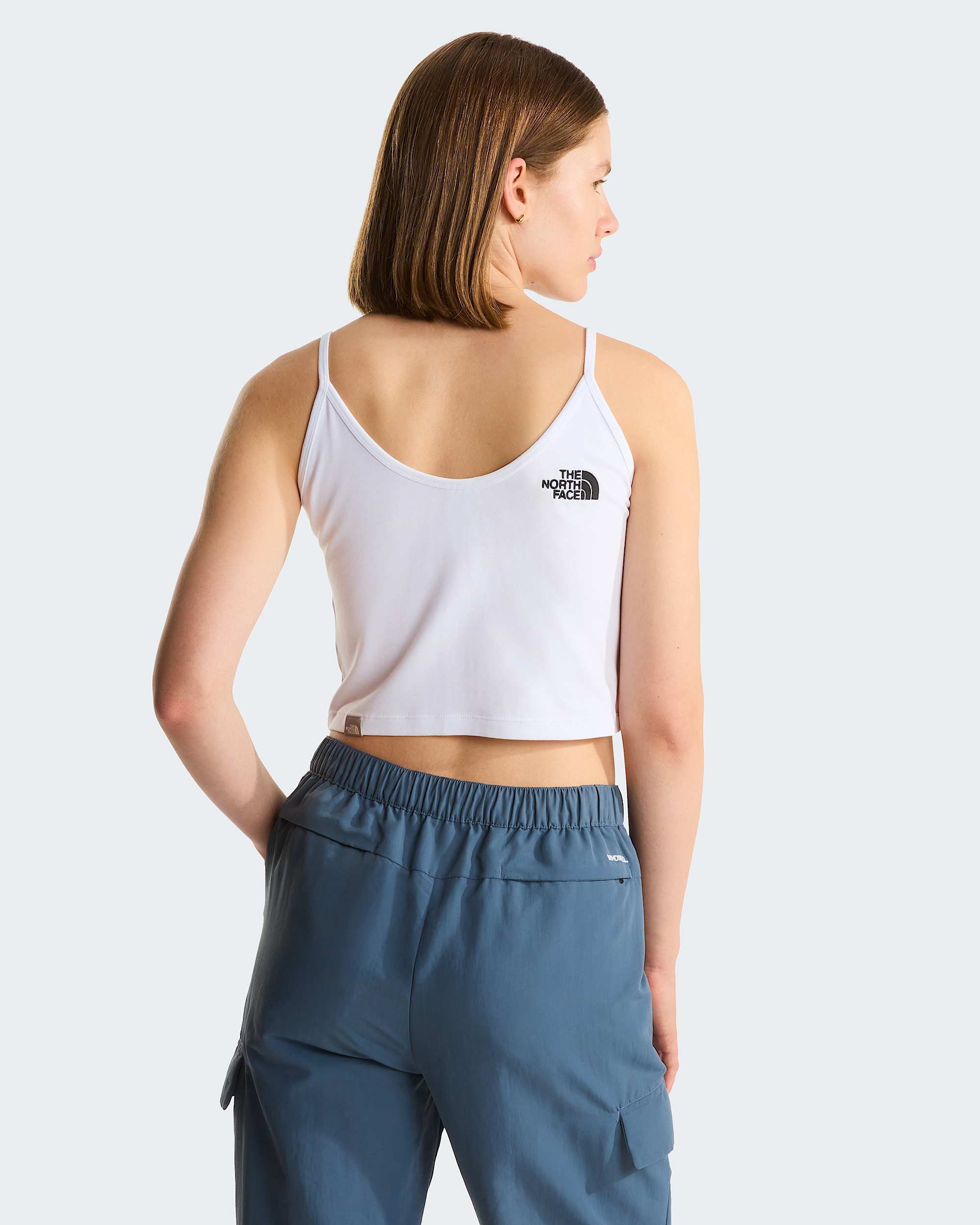 Womens Cropped Tank Top TNF ALT3