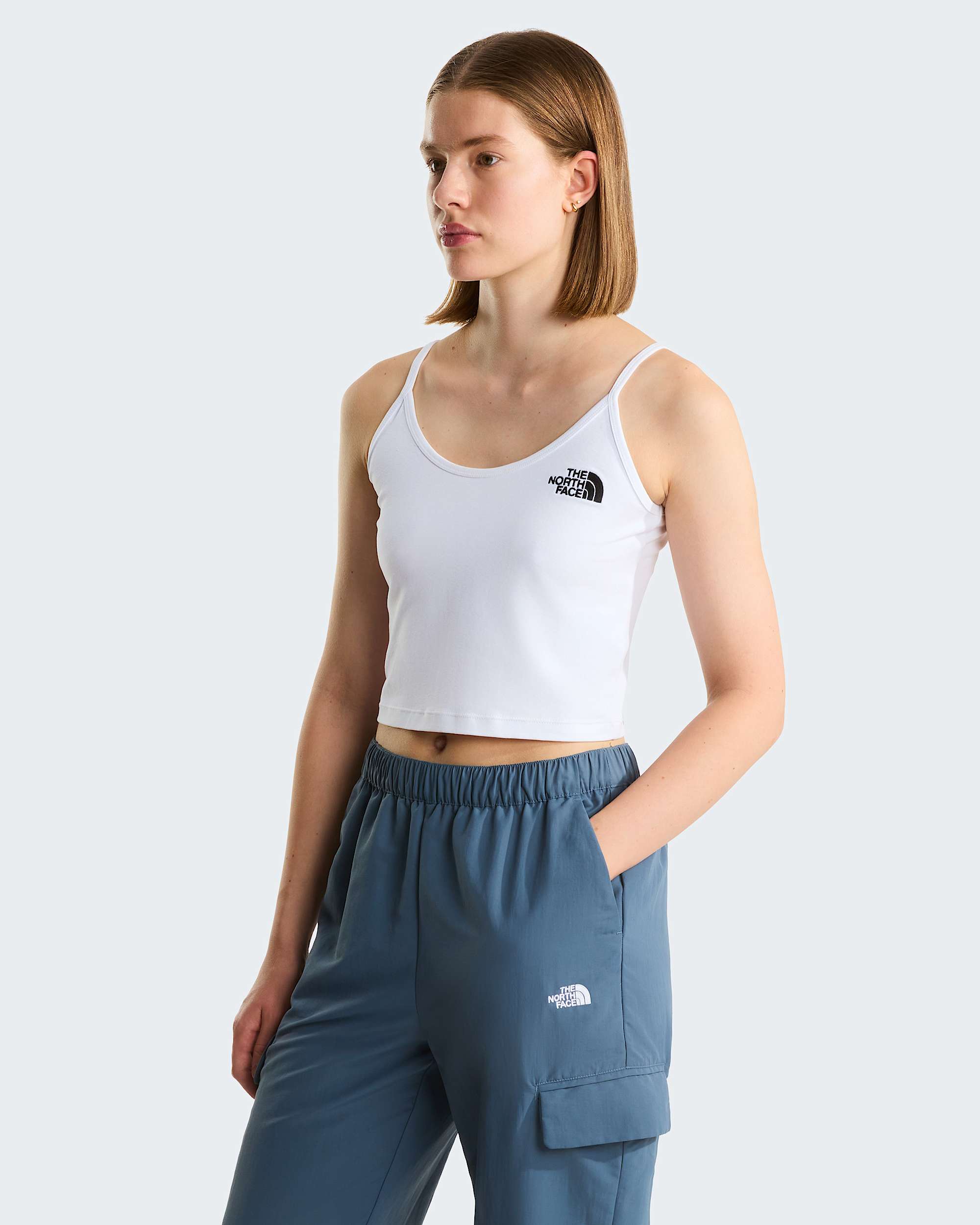 Womens Cropped Tank Top TNF HERO