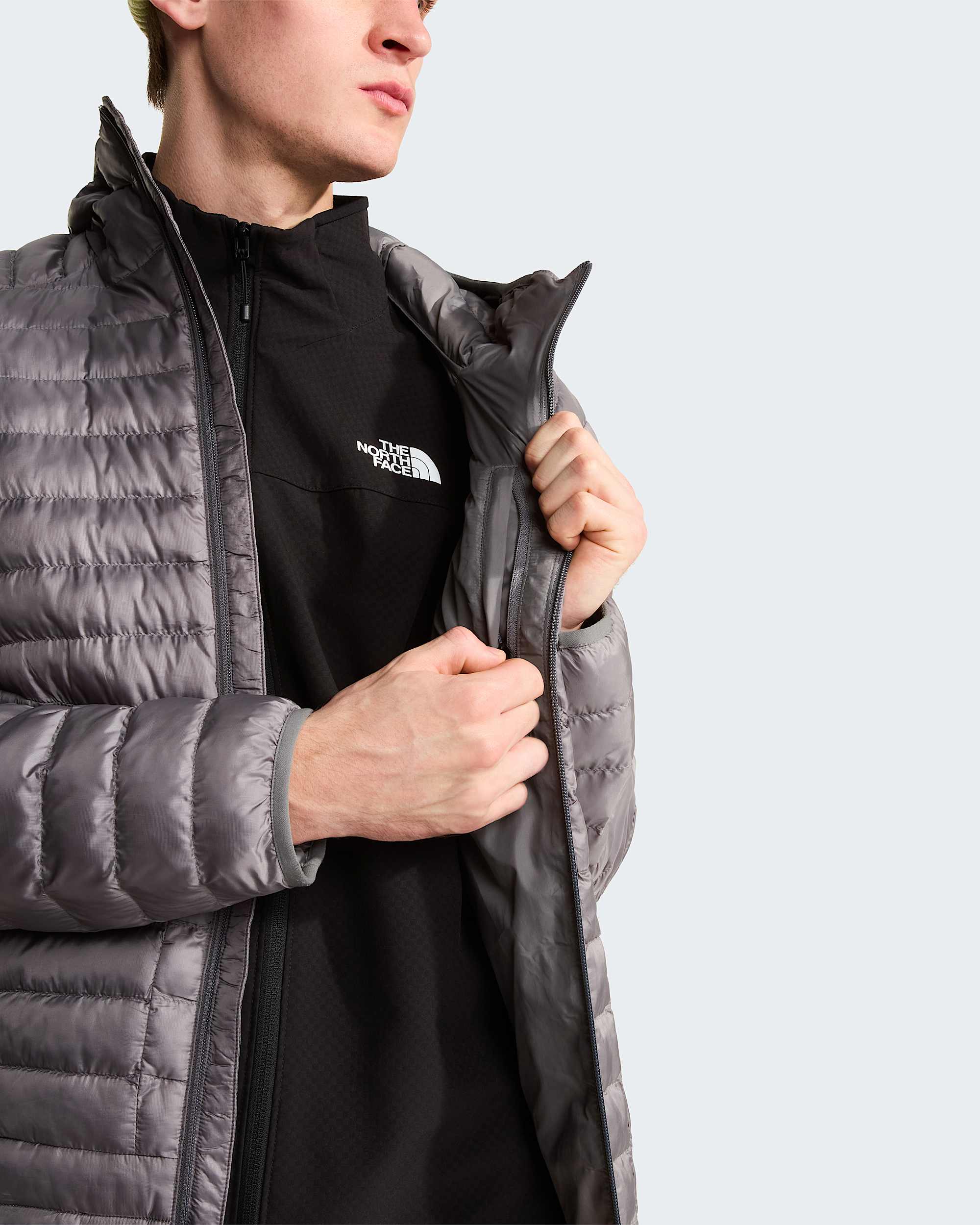 Huila Synthetic Insulation Hooded Jacket M TNF Smoked Pearl ALT8