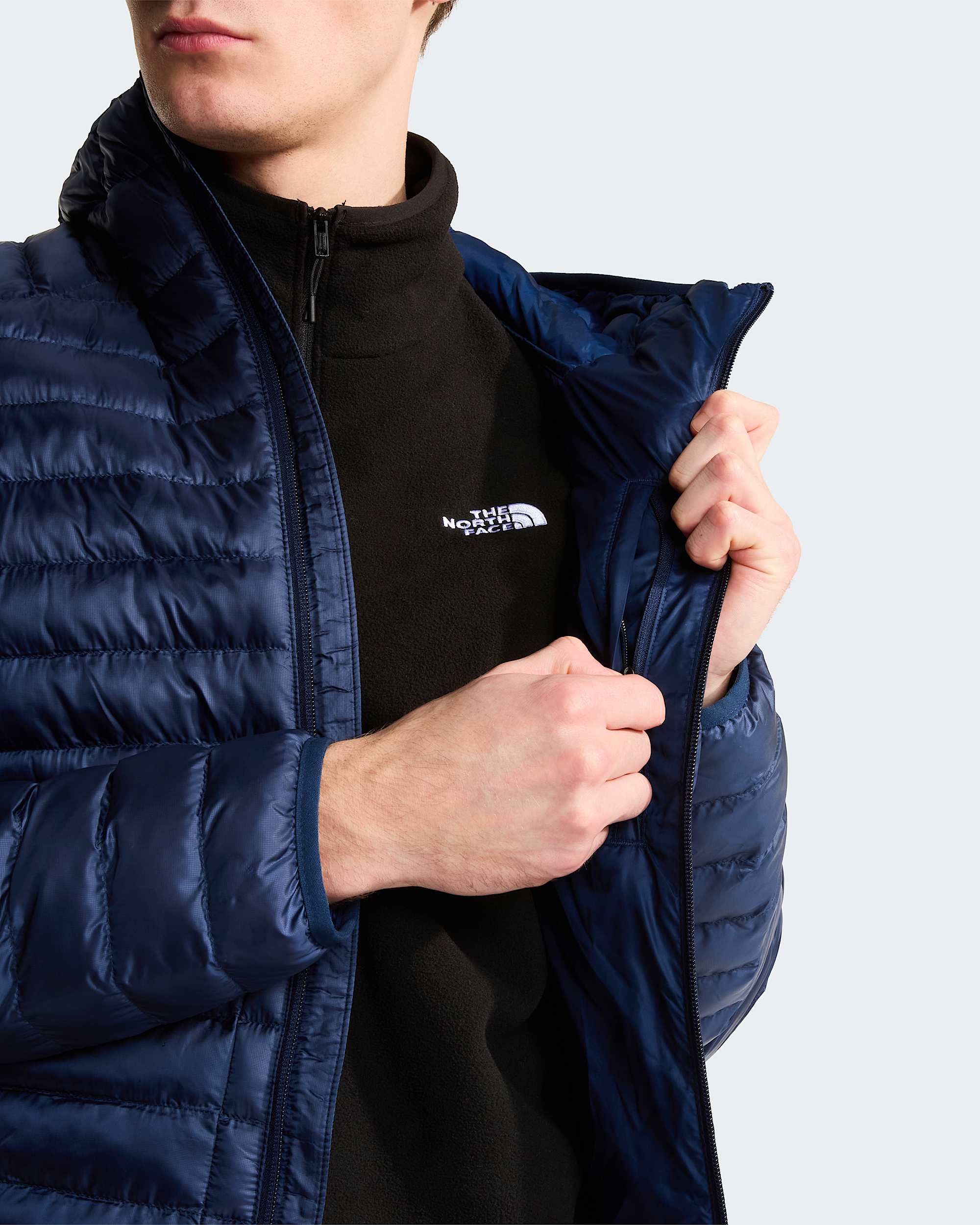 Mens Huila Synthetic Insulation Hooded Jacket TNF Summit Navy ALT8