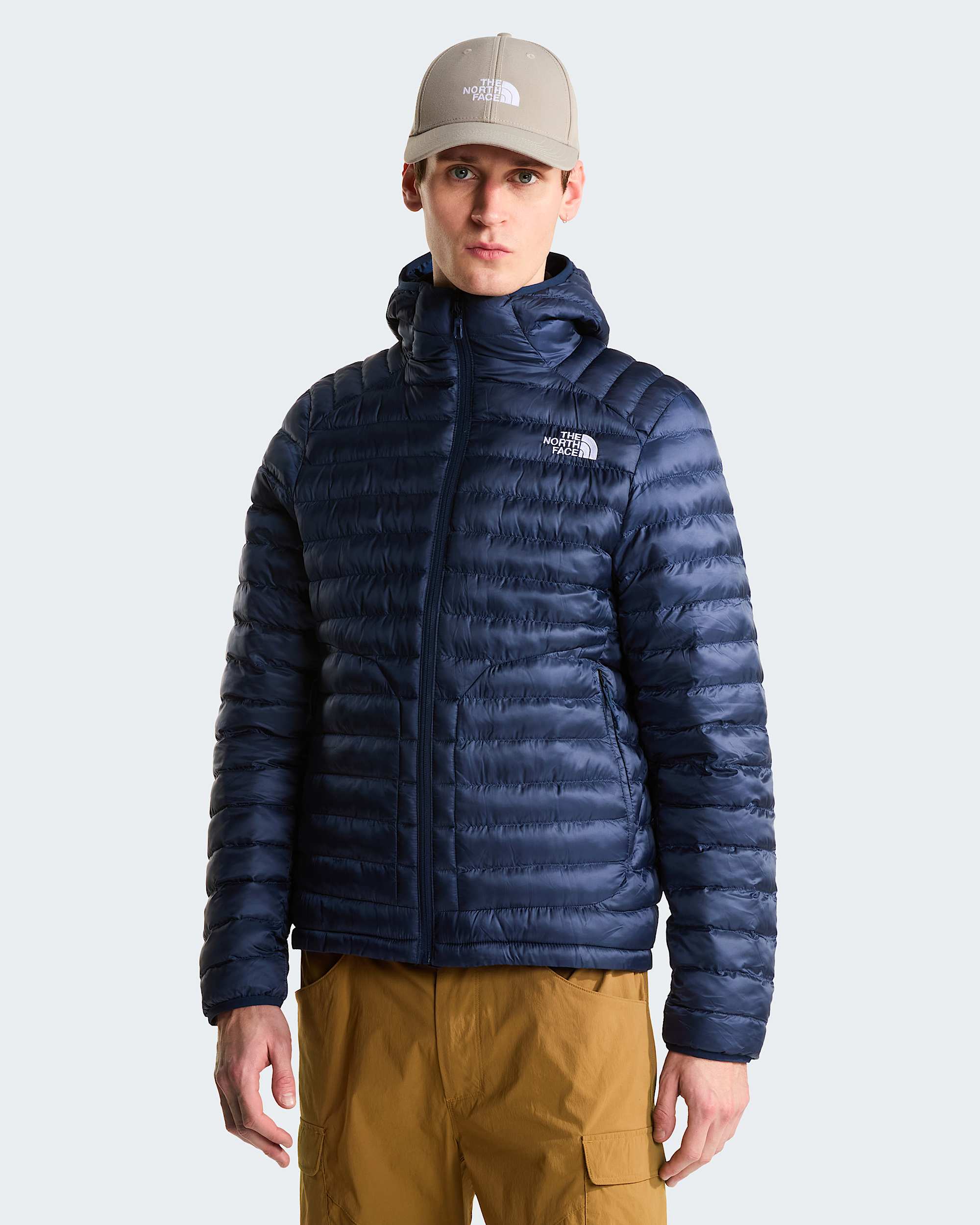 Mens Huila Synthetic Insulation Hooded Jacket TNF Summit Navy HERO