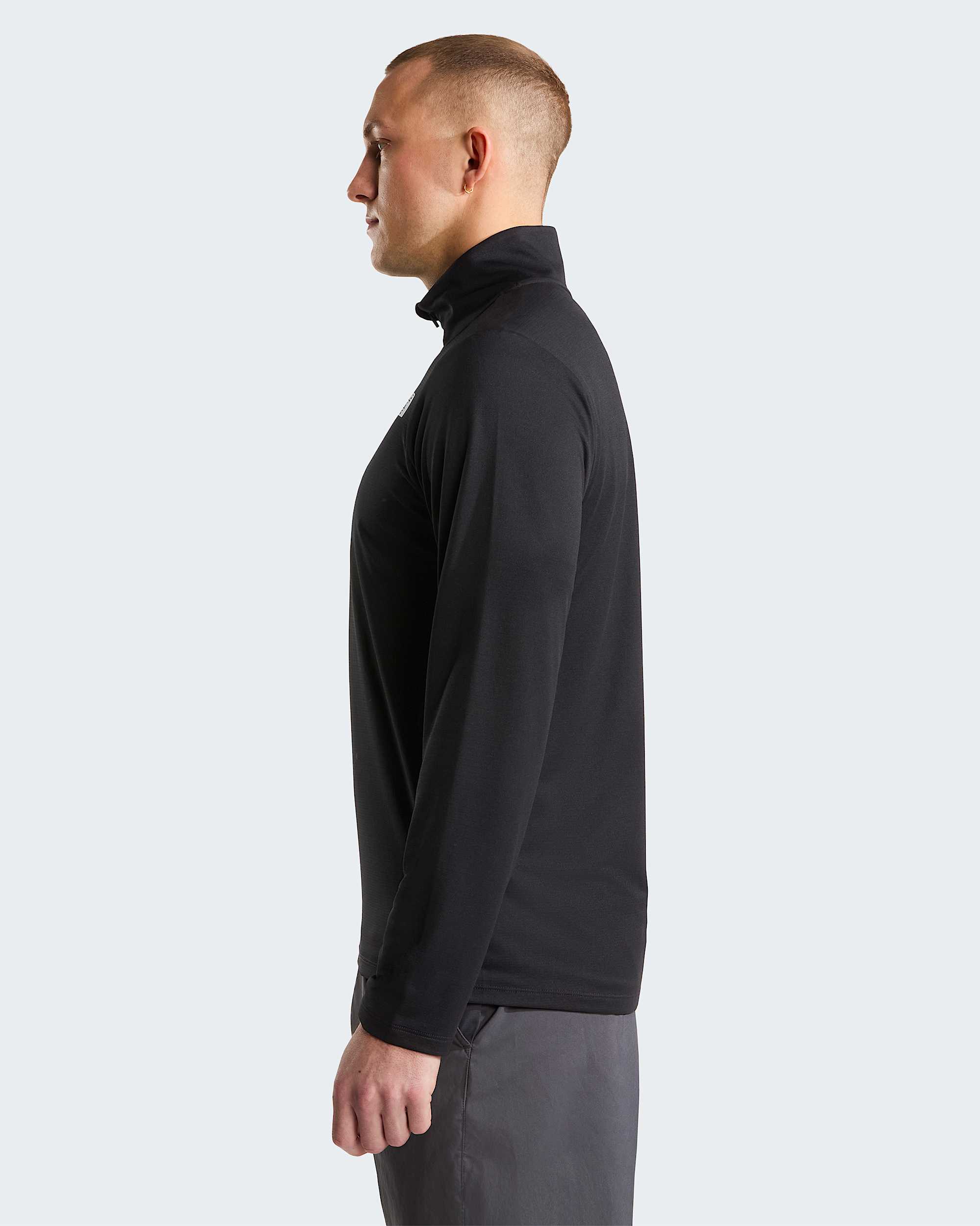 Mens 247 14 Zip LongSleeve TShirt TNF ALT2