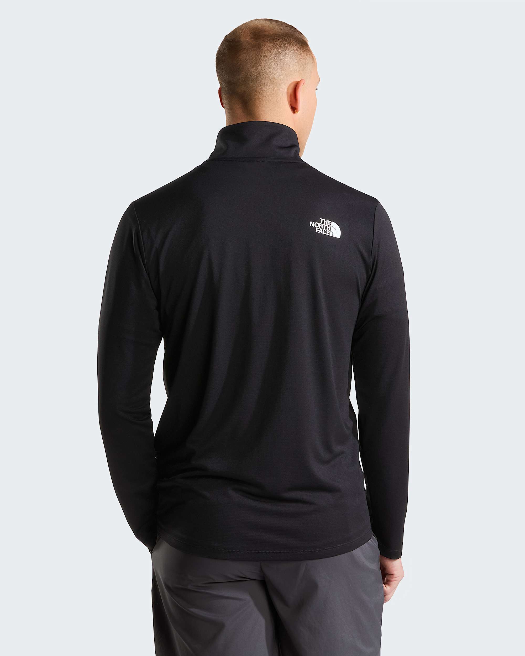 Mens 247 14 Zip LongSleeve TShirt TNF ALT3