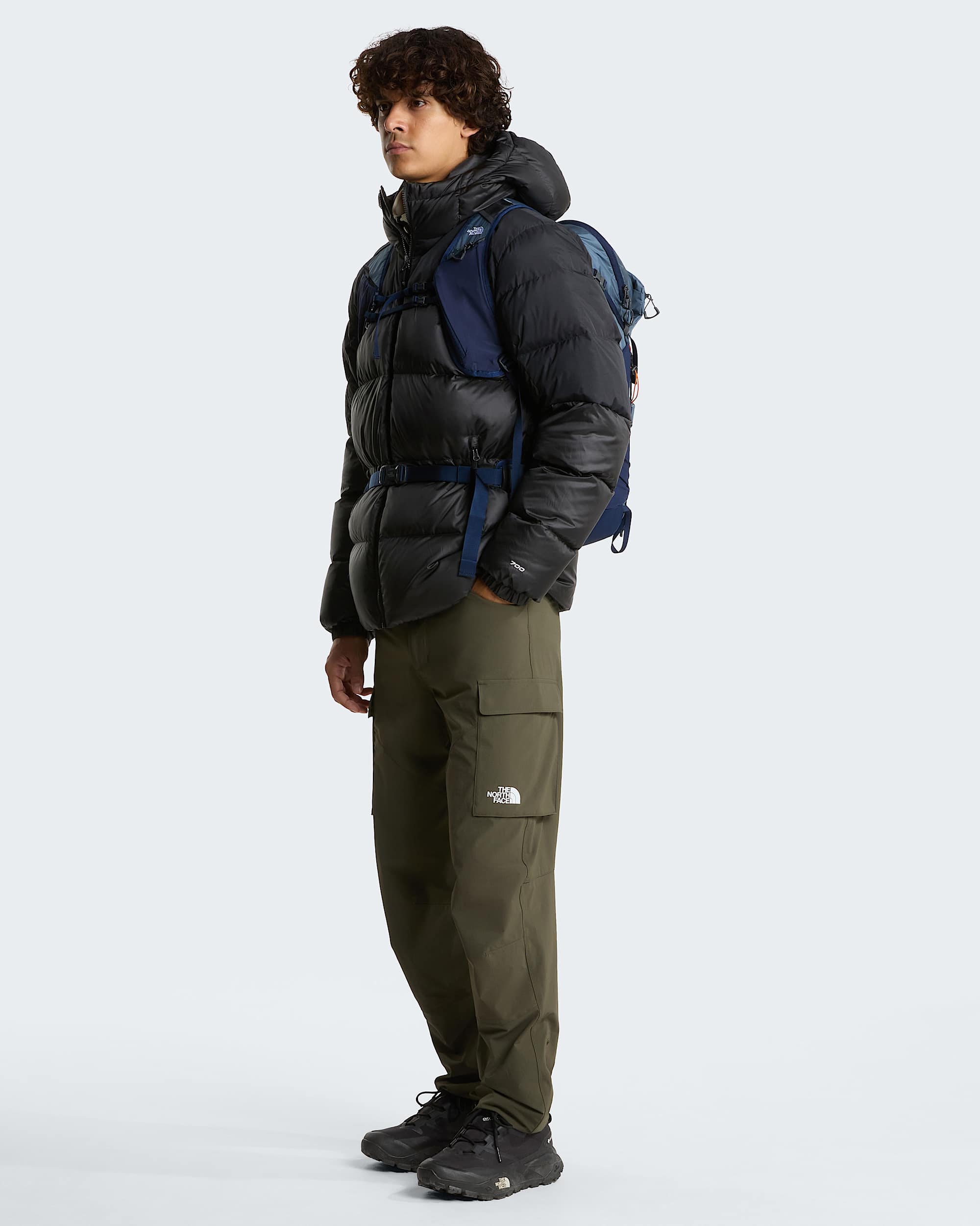 Chaqueta de plumn con capucha Diablo 20 para hombre TNF TNF Black HeatherTNF BlackRecycled Down ALT1