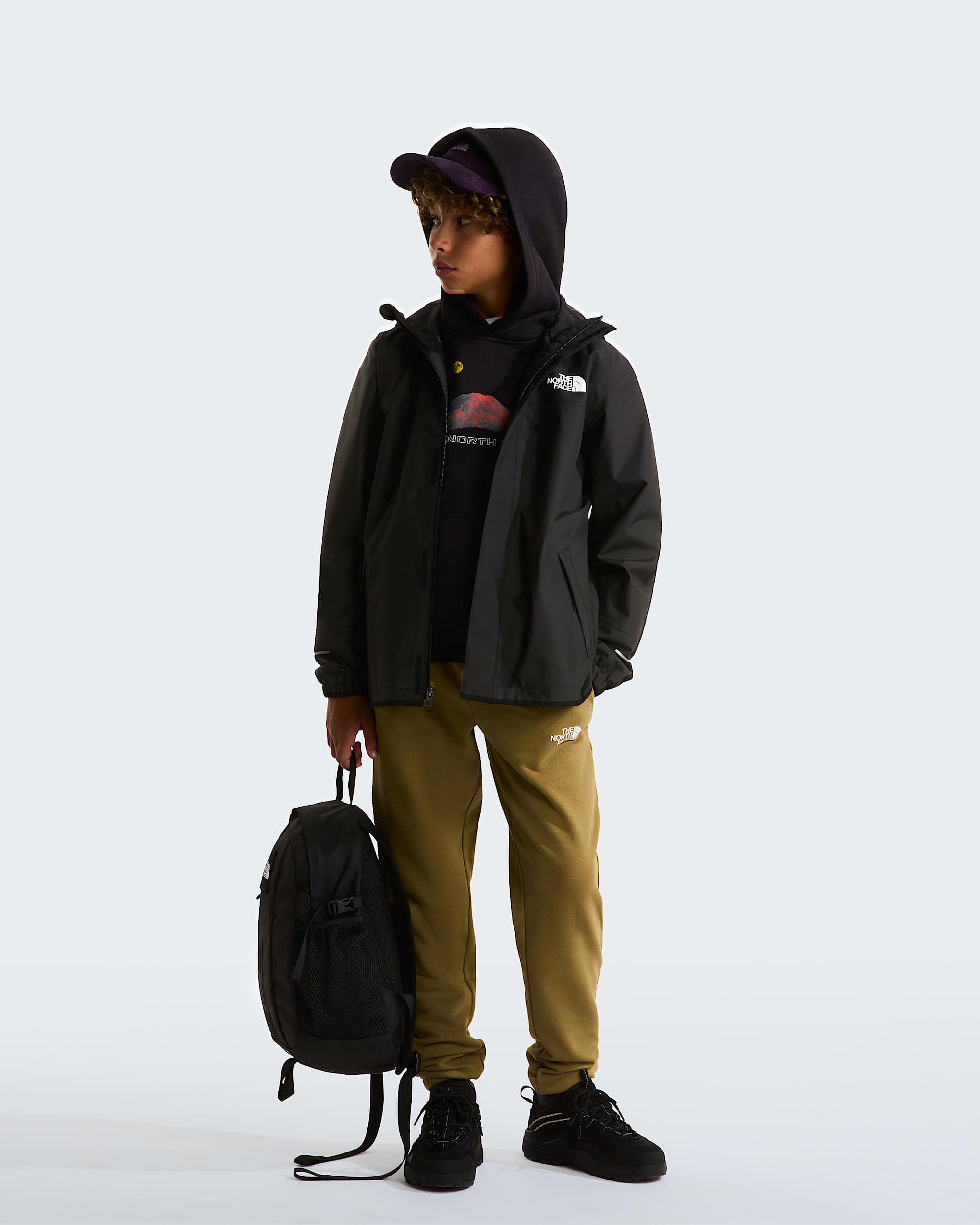 Boys Antora Rain Jacket TNF ALT1