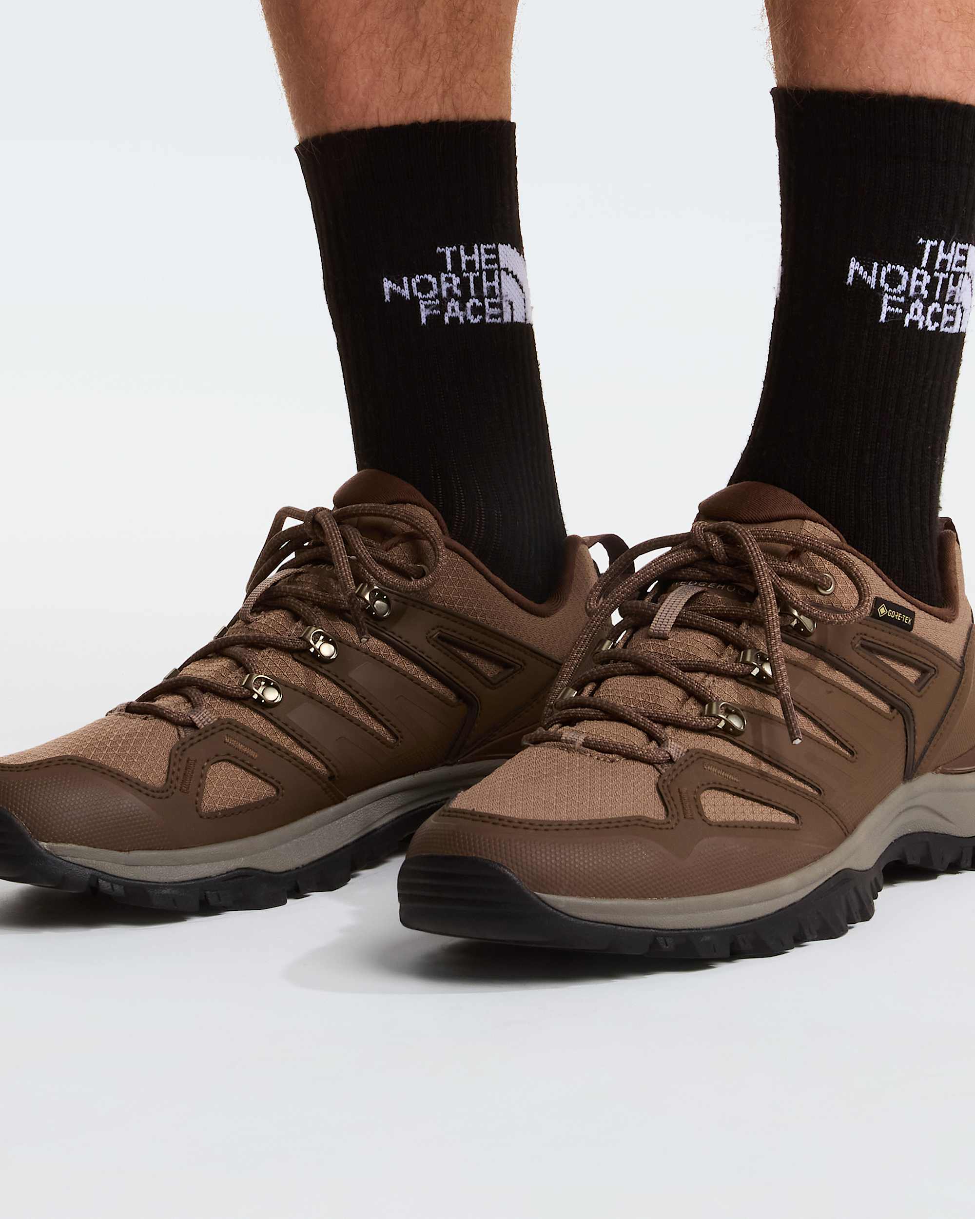 Mens Hedgehog GORETEX Hiking Shoes TNF GarnetSmokey Brown ALT2