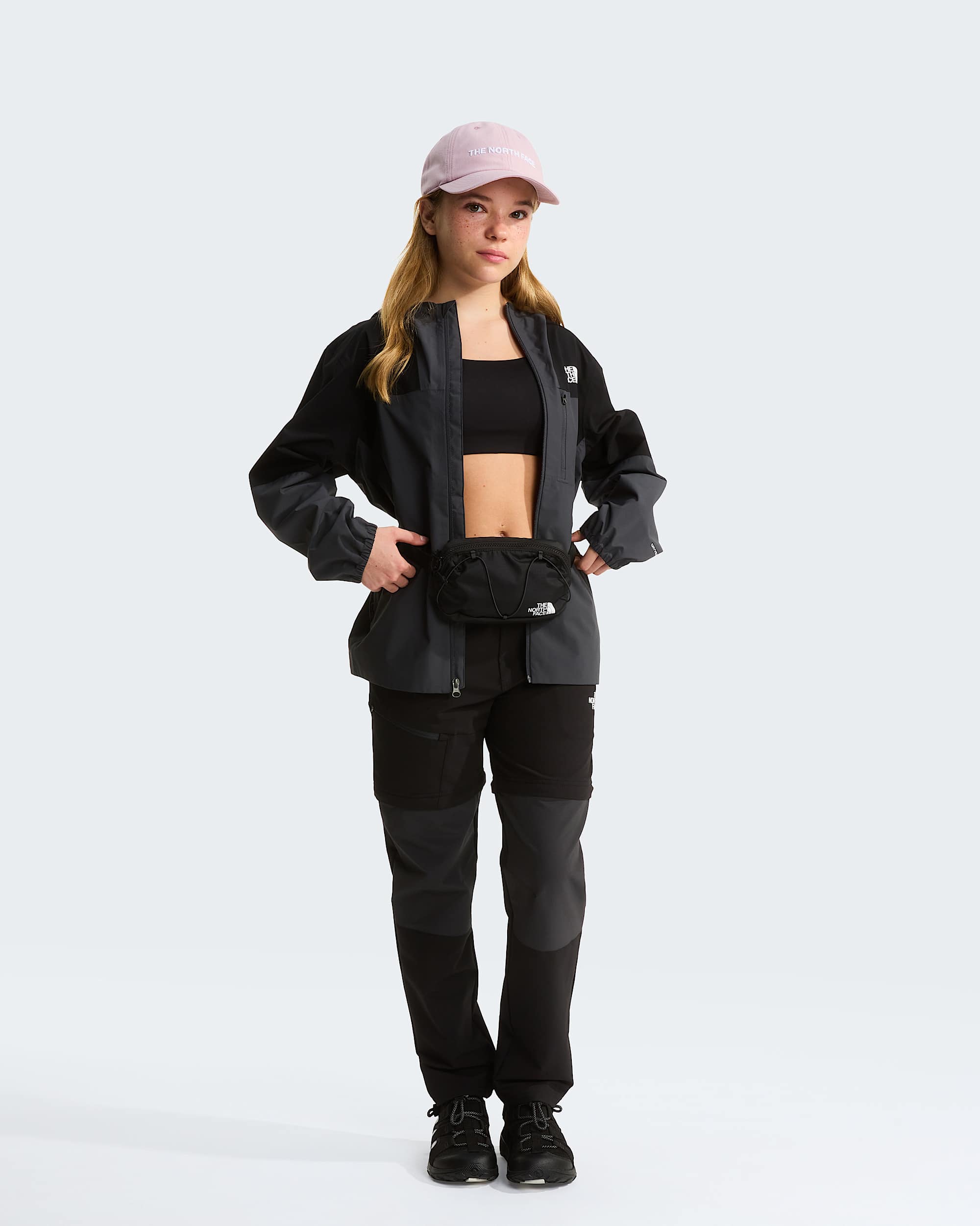 Teens Hike Packable Shell Jacket TNF ALT7
