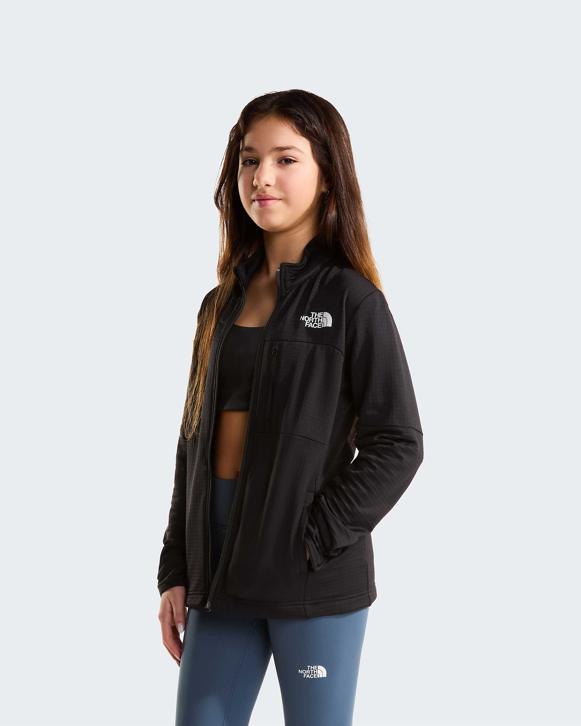 Teens Hike FullZip Midlayer Jacket TNF ALT12