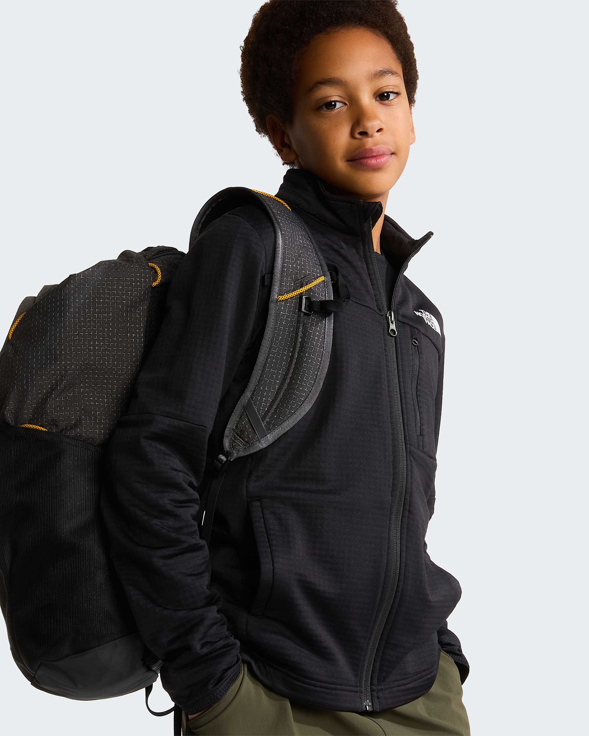 Teens Hike FullZip Midlayer Jacket TNF ALT8