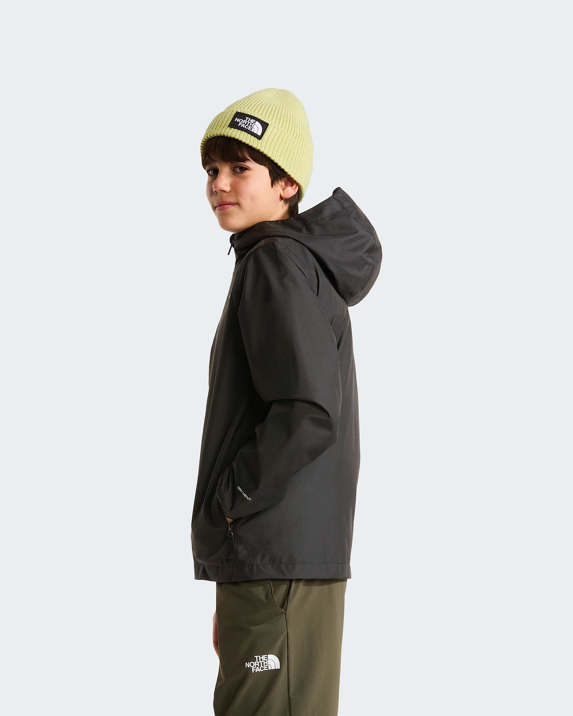 Teens Zipline Rain Jacket TNF ALT2