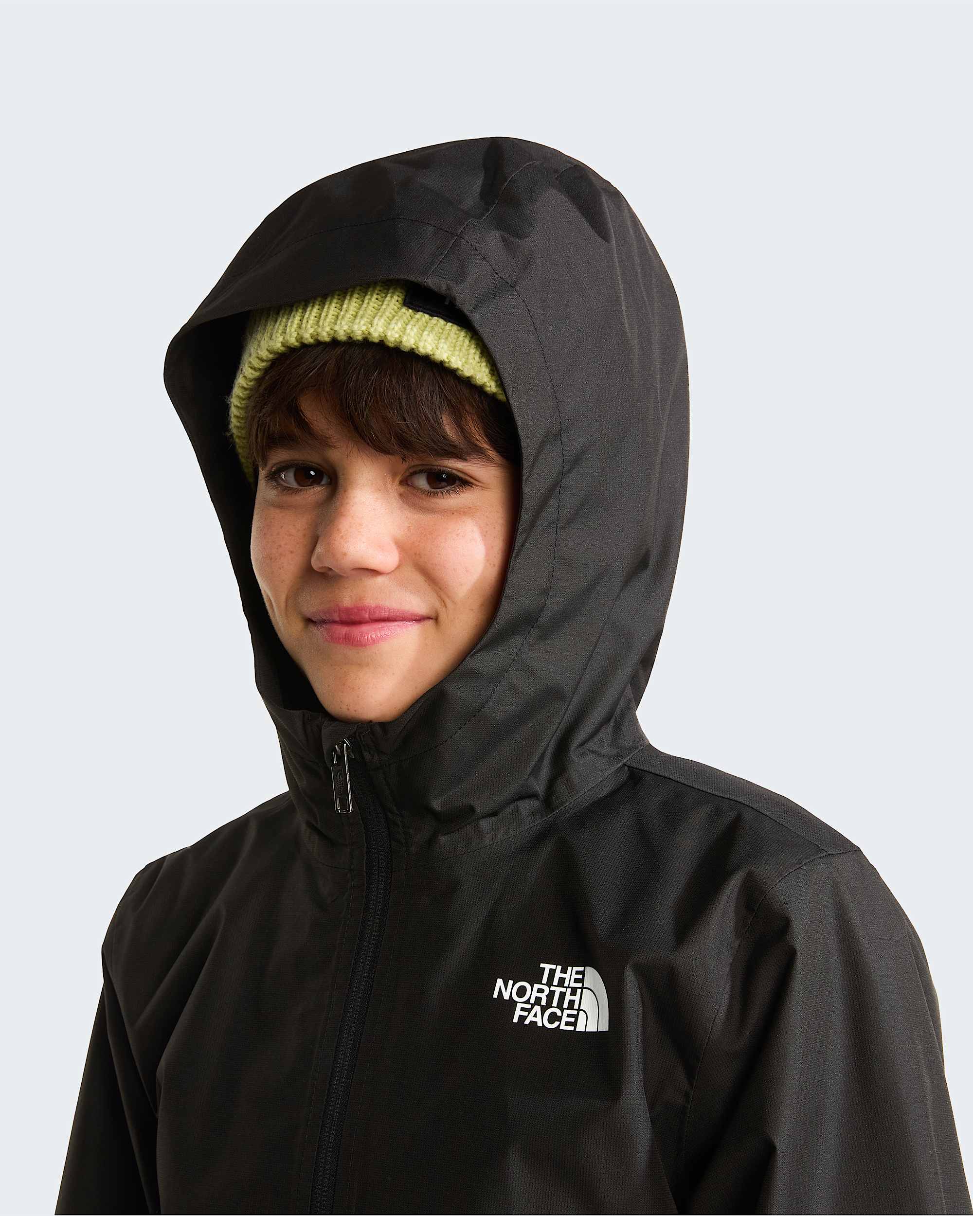 Teens Zipline Rain Jacket TNF ALT5