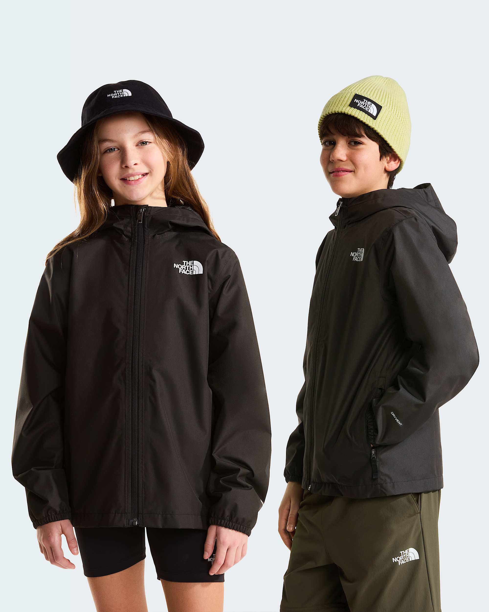 Teens Zipline Rain Jacket TNF HERO