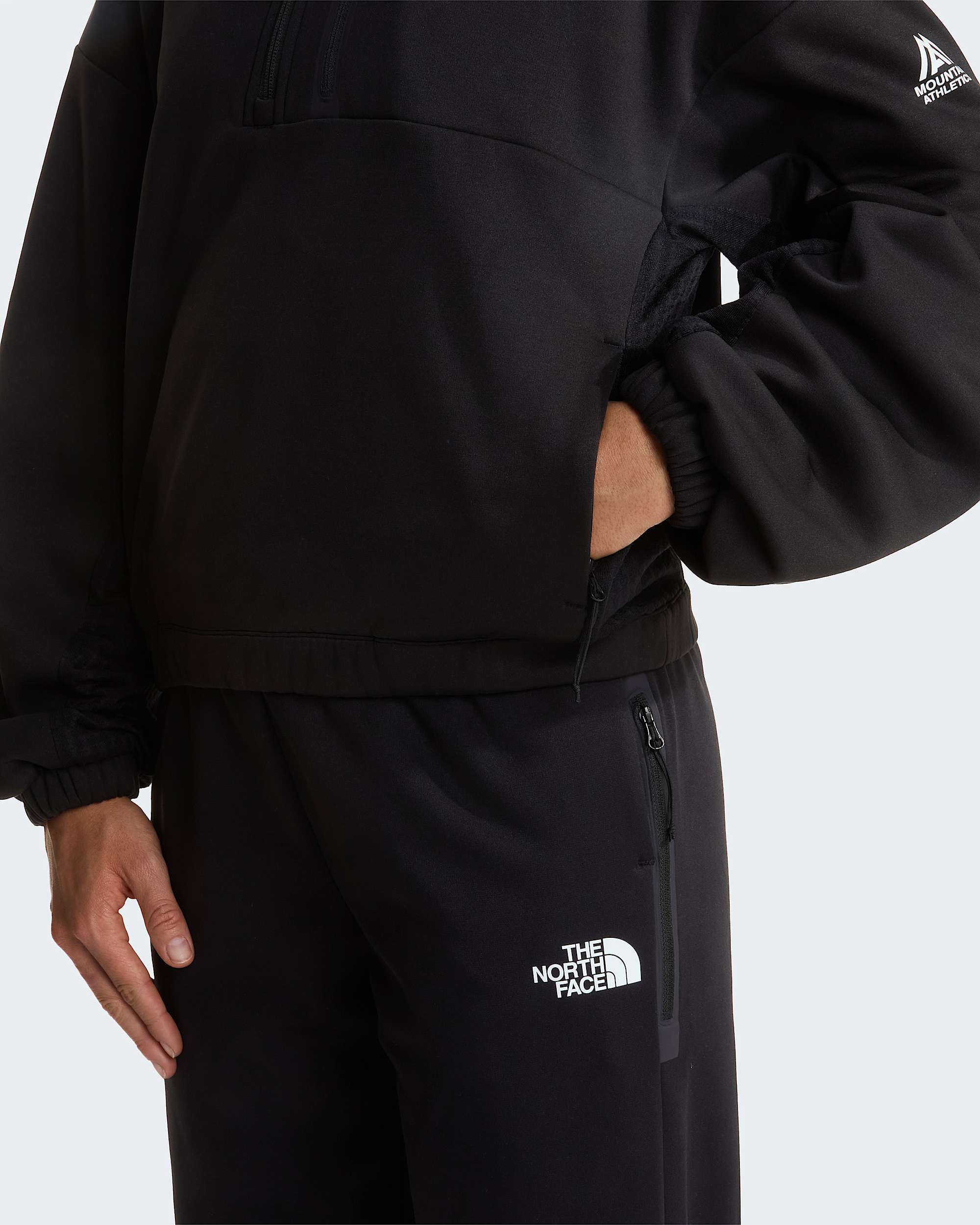 Womens Mountain Athletics 14 Zip Funnel Neck Fleece TNF ALT5