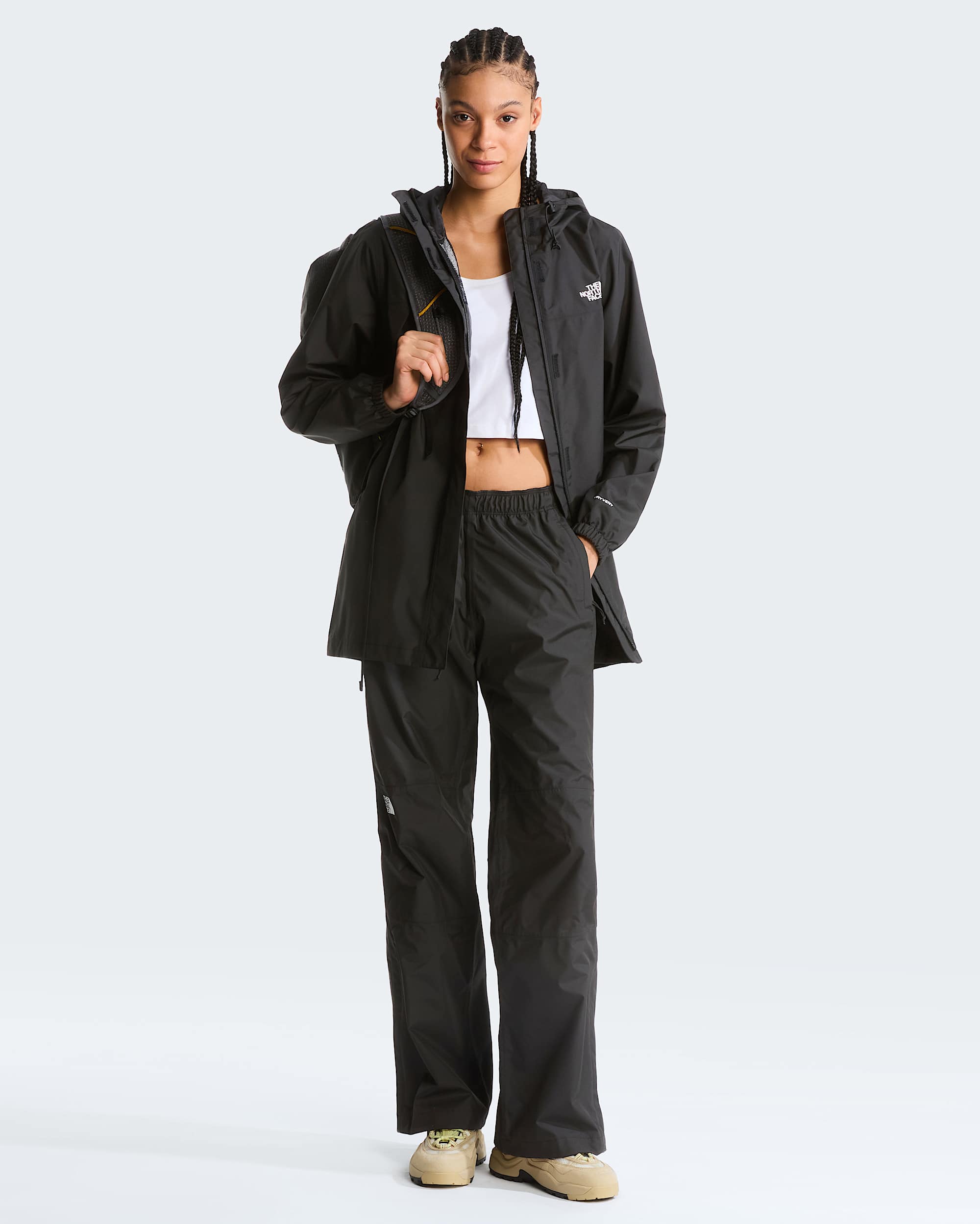 Womens Antora Rain Parka TNF ALT1