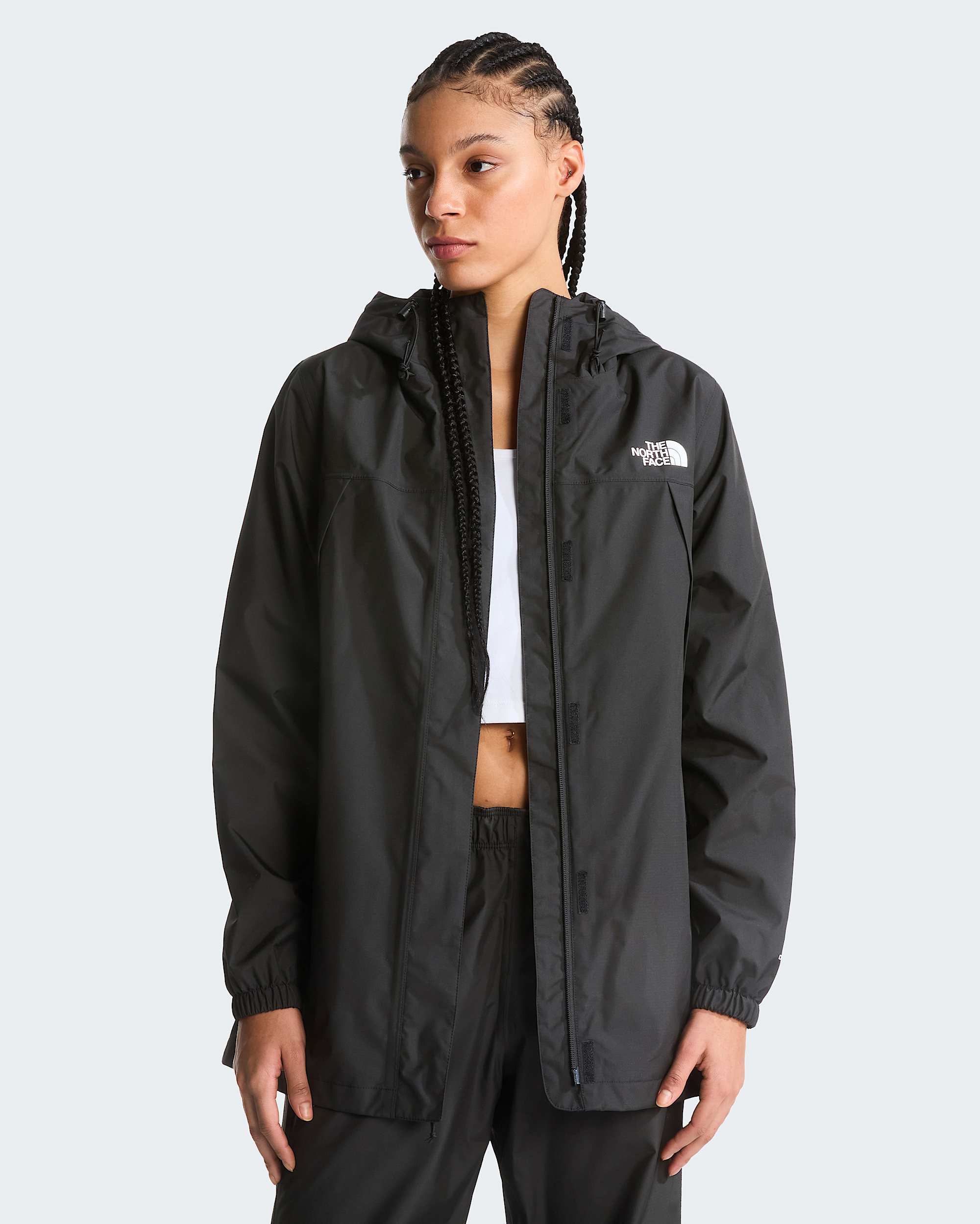 Womens Antora Rain Parka TNF ALT4
