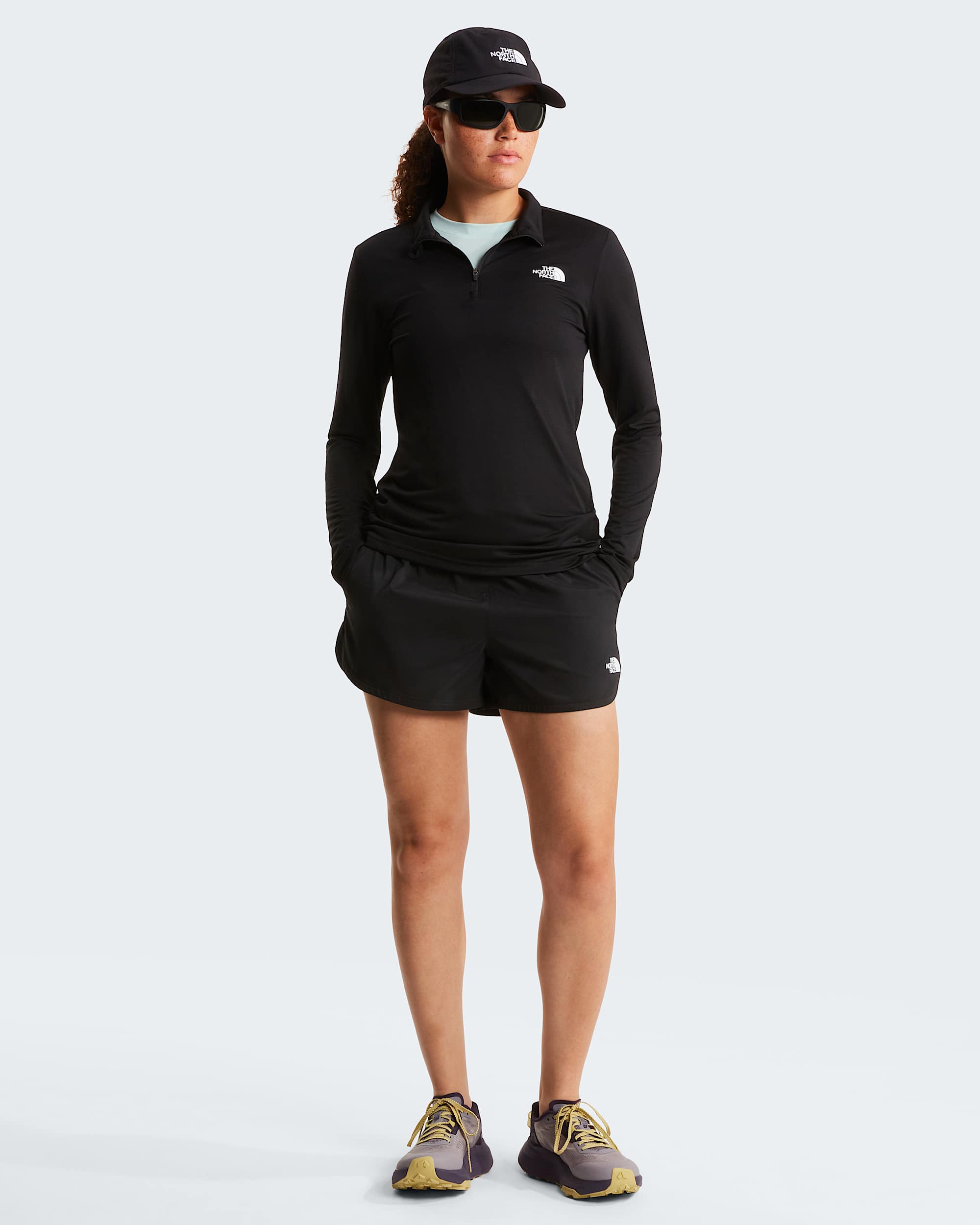 Womens Flex Slim 14 Zip LongSleeve Top TNF ALT1
