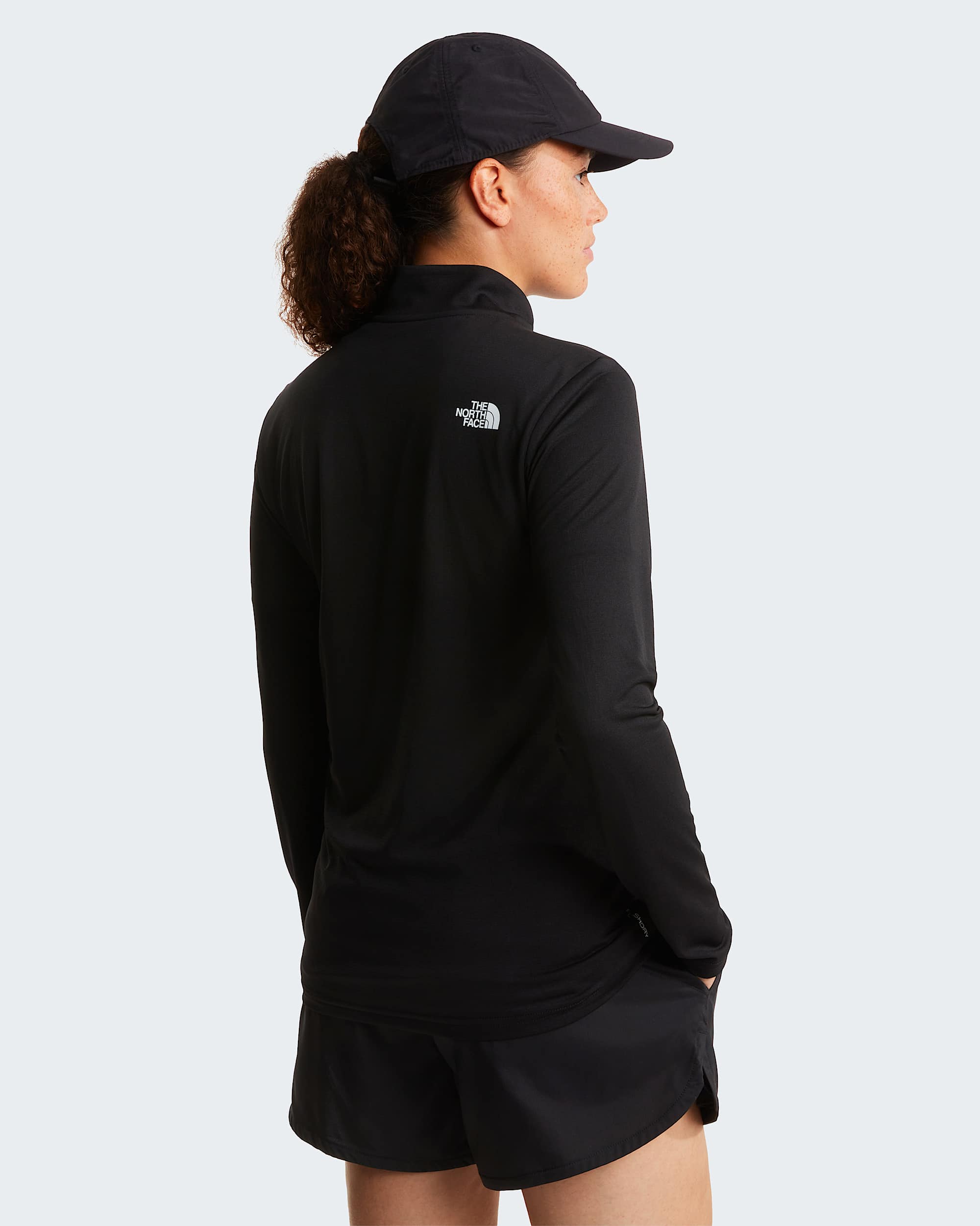 Womens Flex Slim 14 Zip LongSleeve Top TNF ALT3