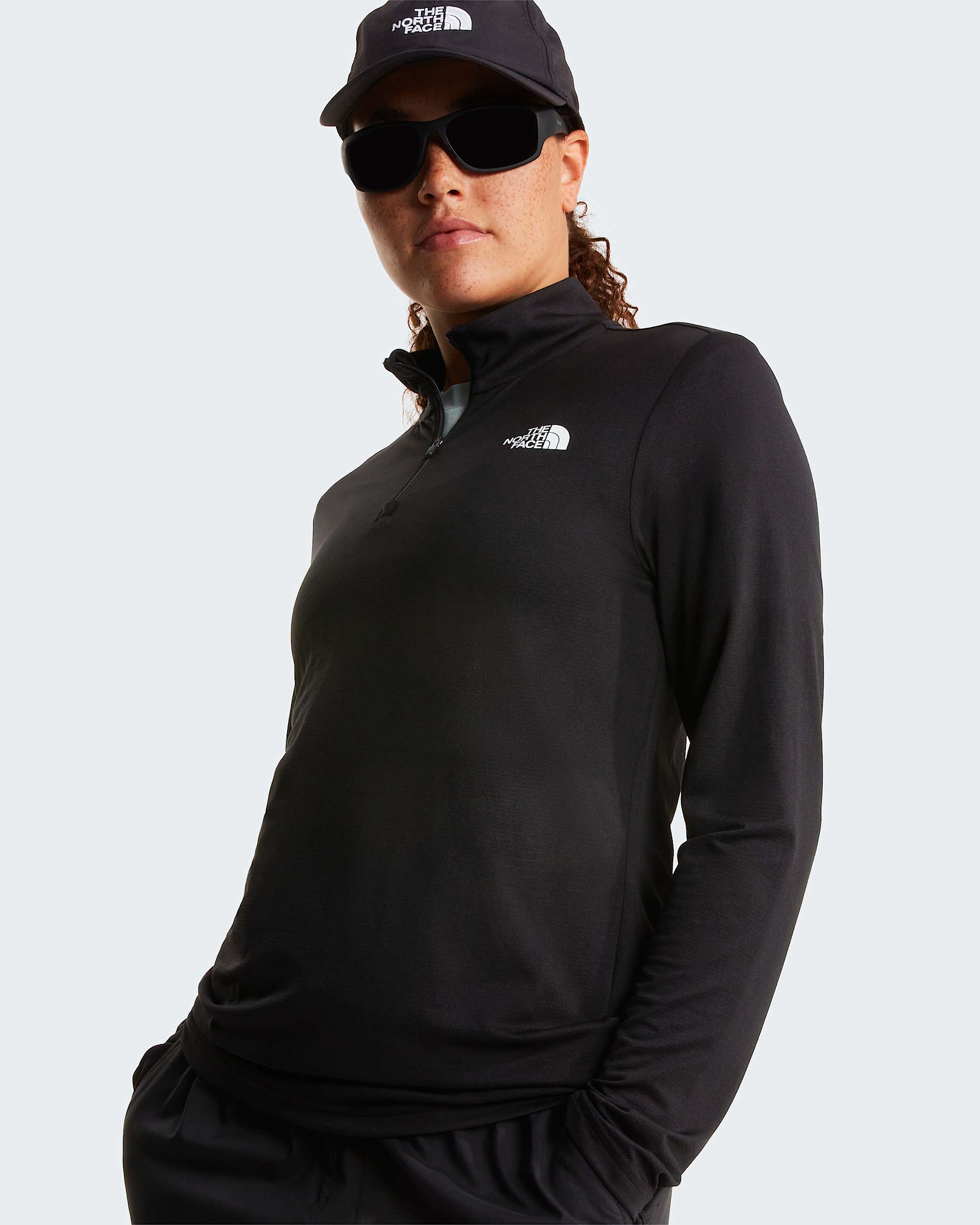 Womens Flex Slim 14 Zip LongSleeve Top TNF ALT6