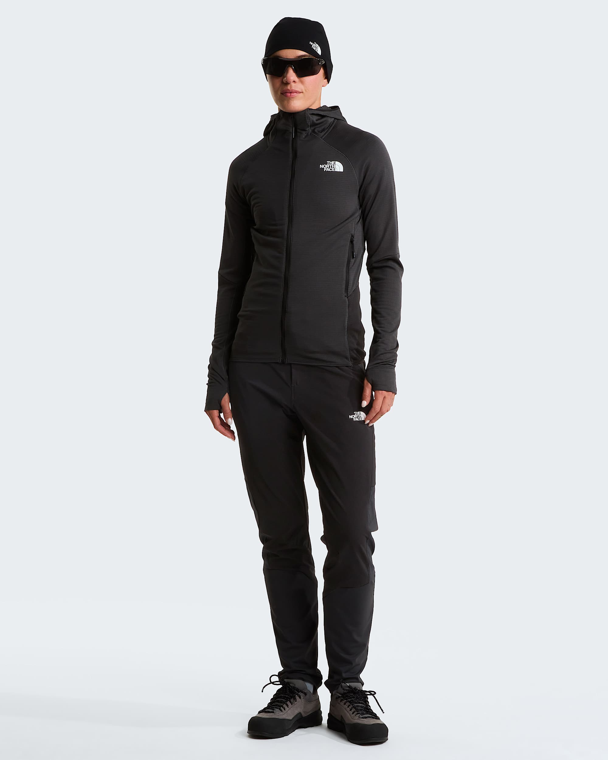 Veste  capuche Bolt Polartec Power Grid pour femme TNF ALT1