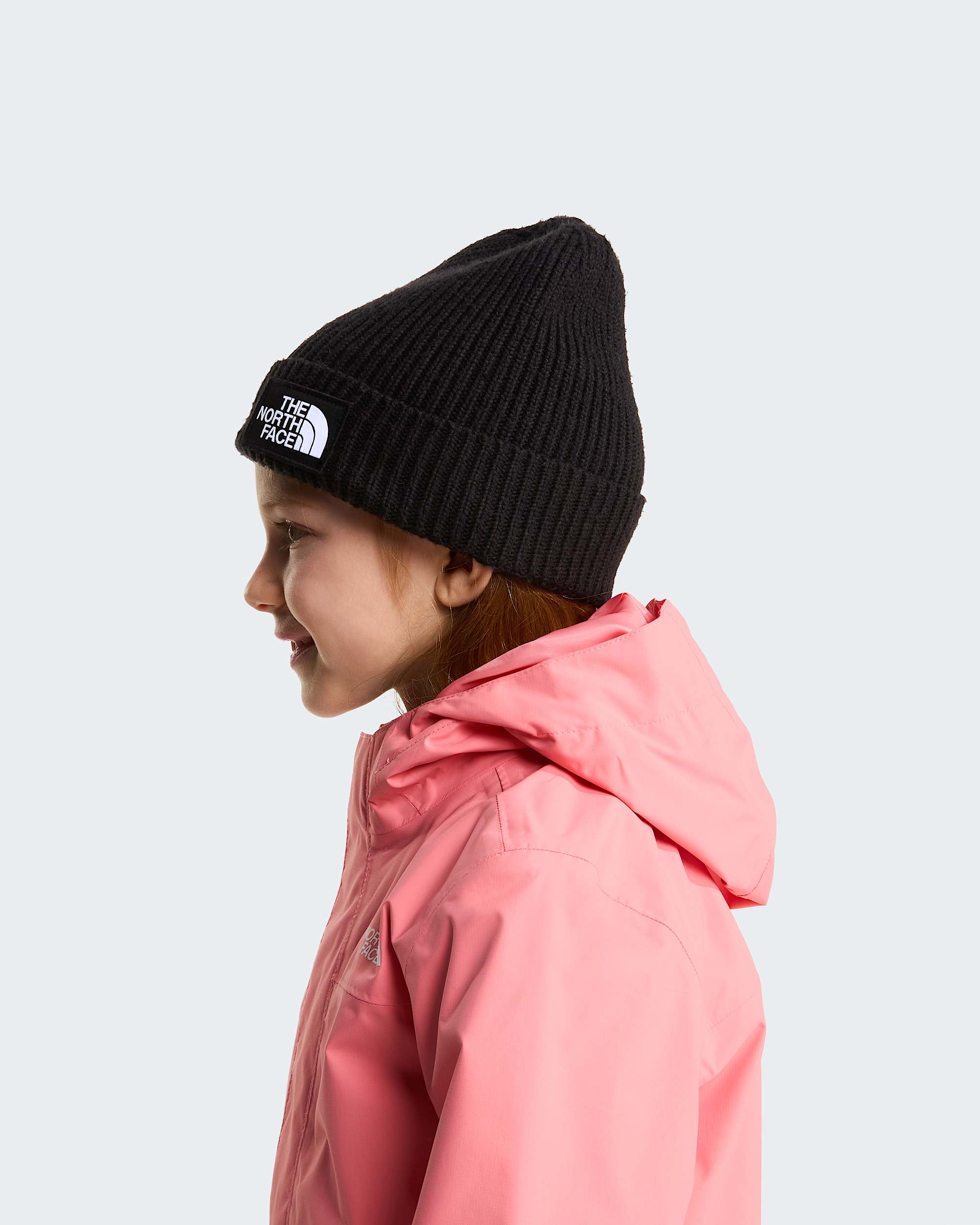 TNF Logo Boxbeanie met omslag voor kids TNF TNF Black ALT3