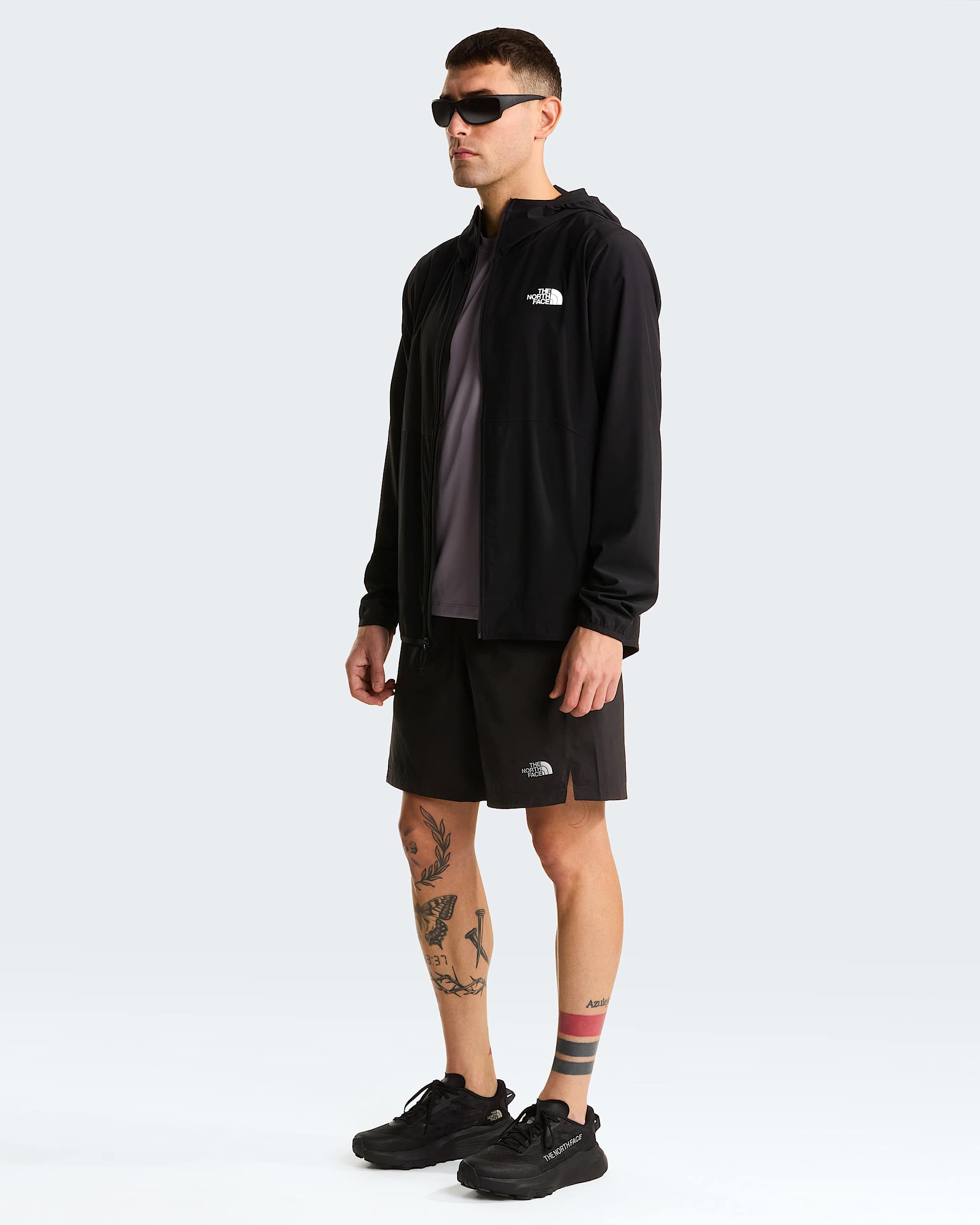 Geweven 247jas met capuchon voor heren TNF ALT1