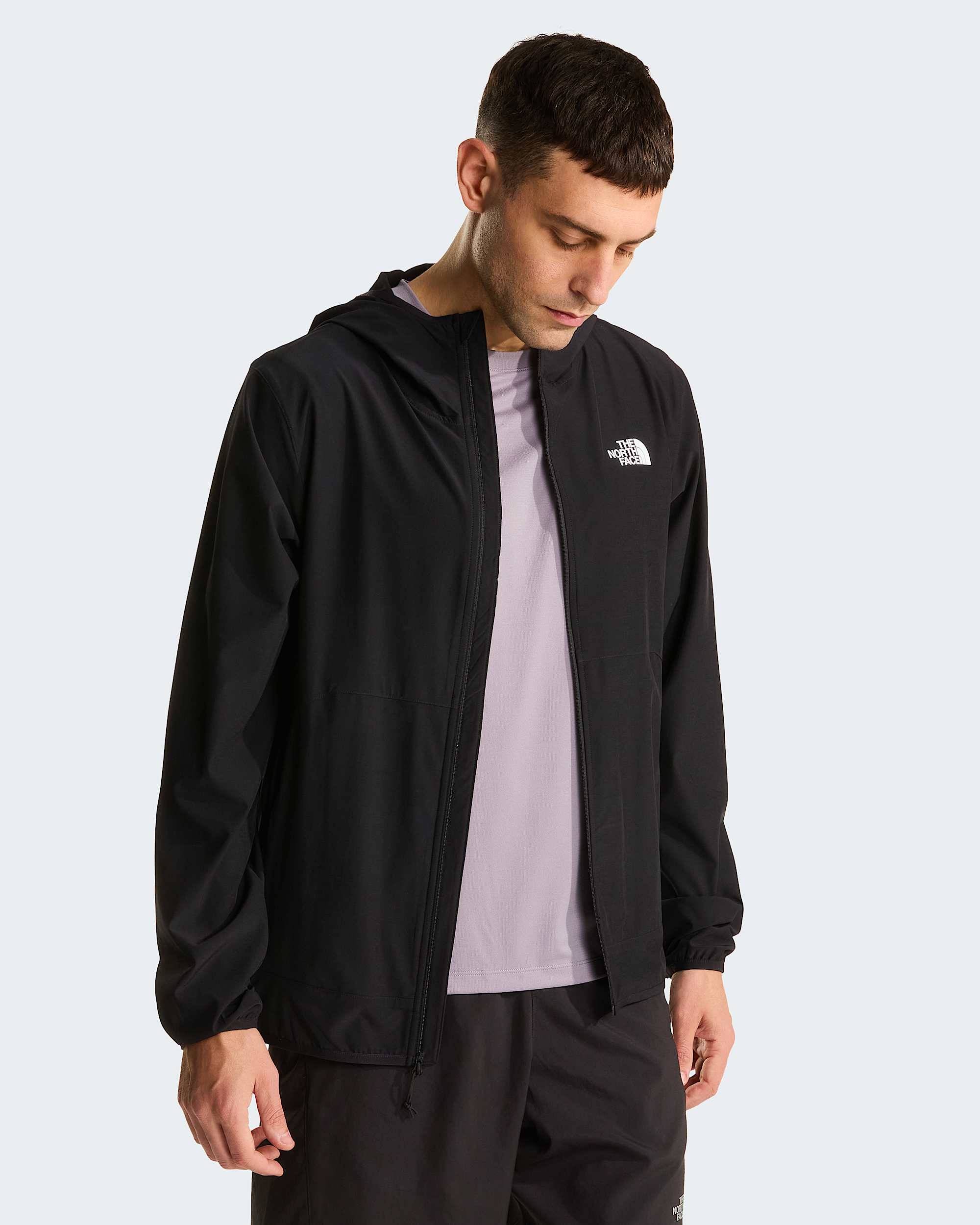 Geweven 247jas met capuchon voor heren TNF ALT4