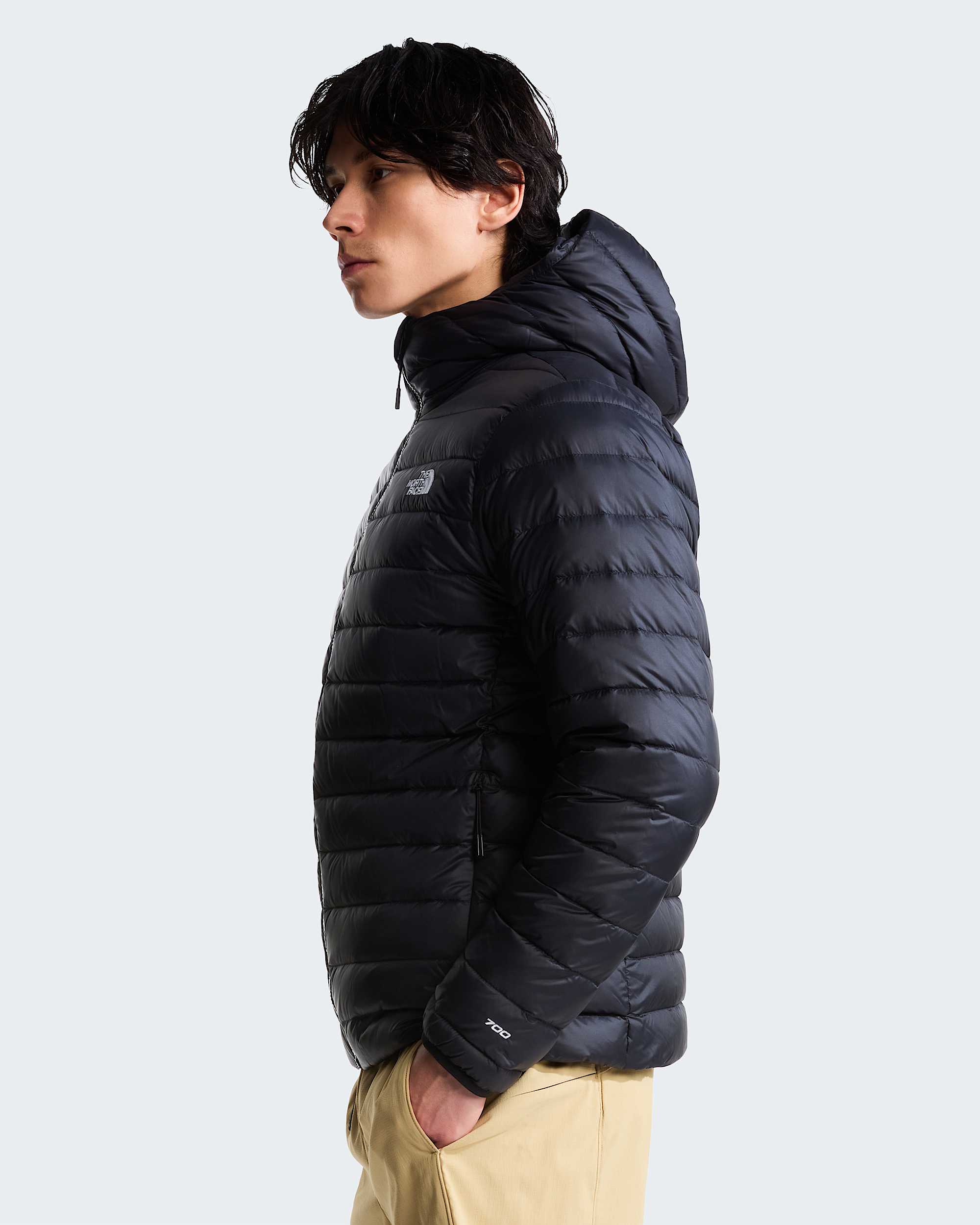 Classicdonsjas met capuchon voor heren TNF ALT2