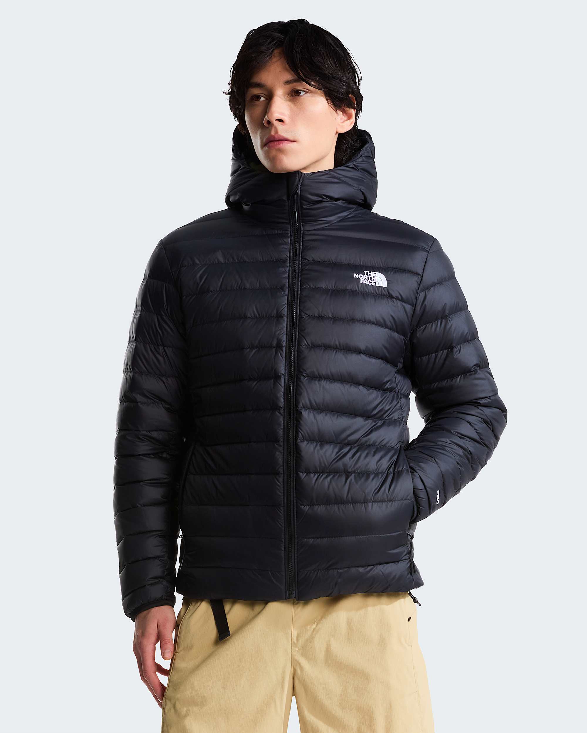 Classicdonsjas met capuchon voor heren TNF HERO