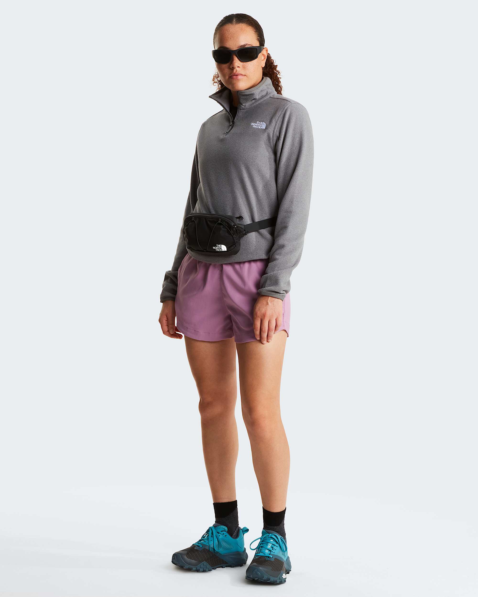 Womens Glacier 14 Zip Fleece TNF ALT1