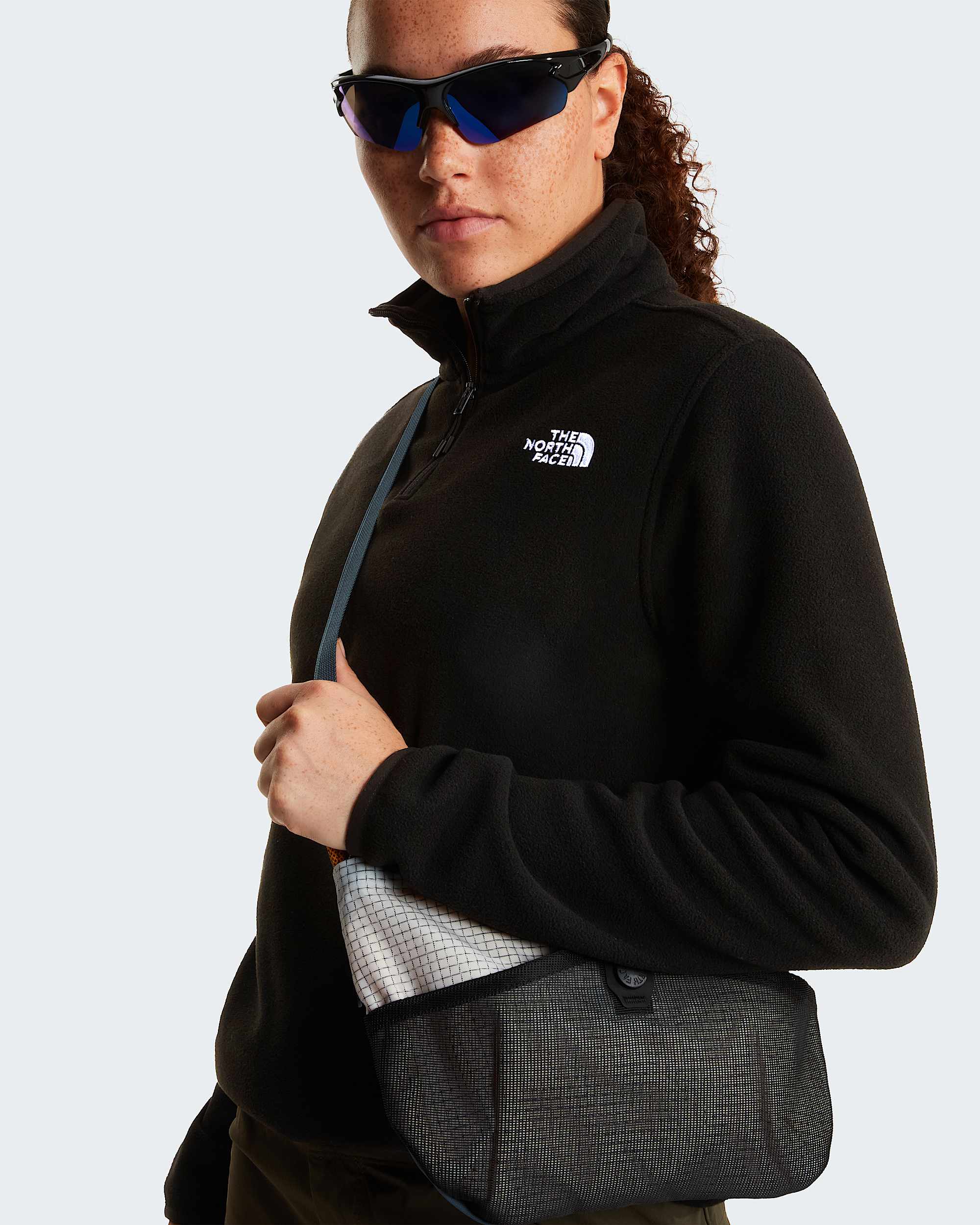 Polaire  col zipp Glacier pour femme TNF alt5