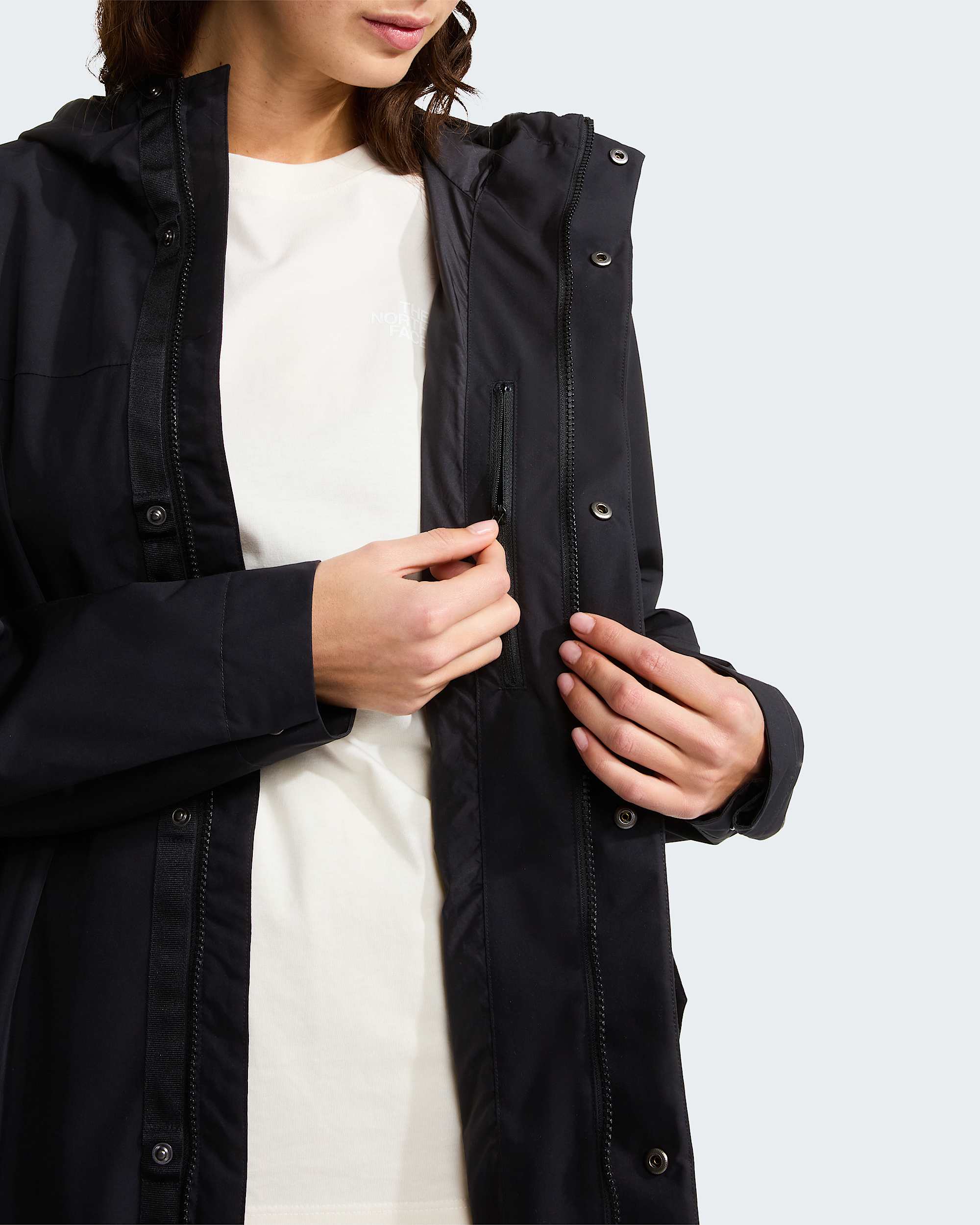 Womens Nukabira Rain Shell Parka TNF ALT10
